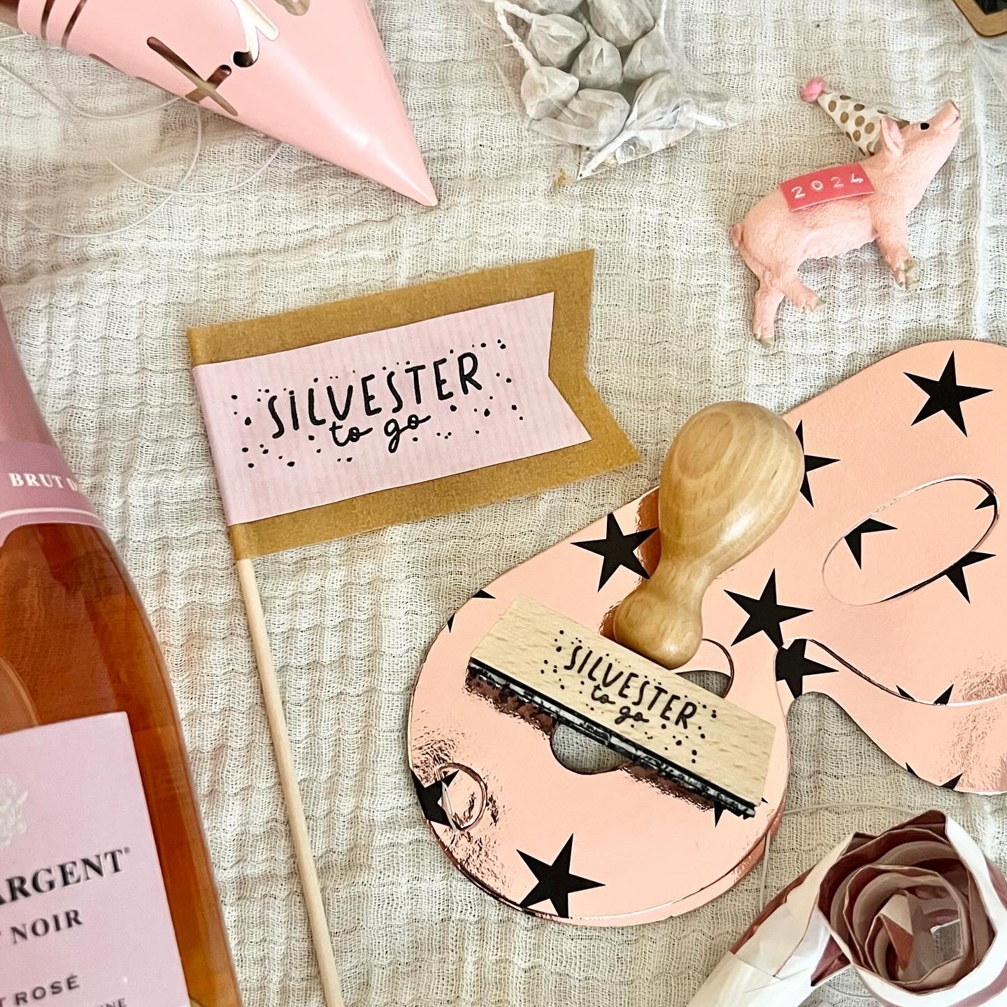 Stempel SILVESTER to go | Silvester Mitbringsel