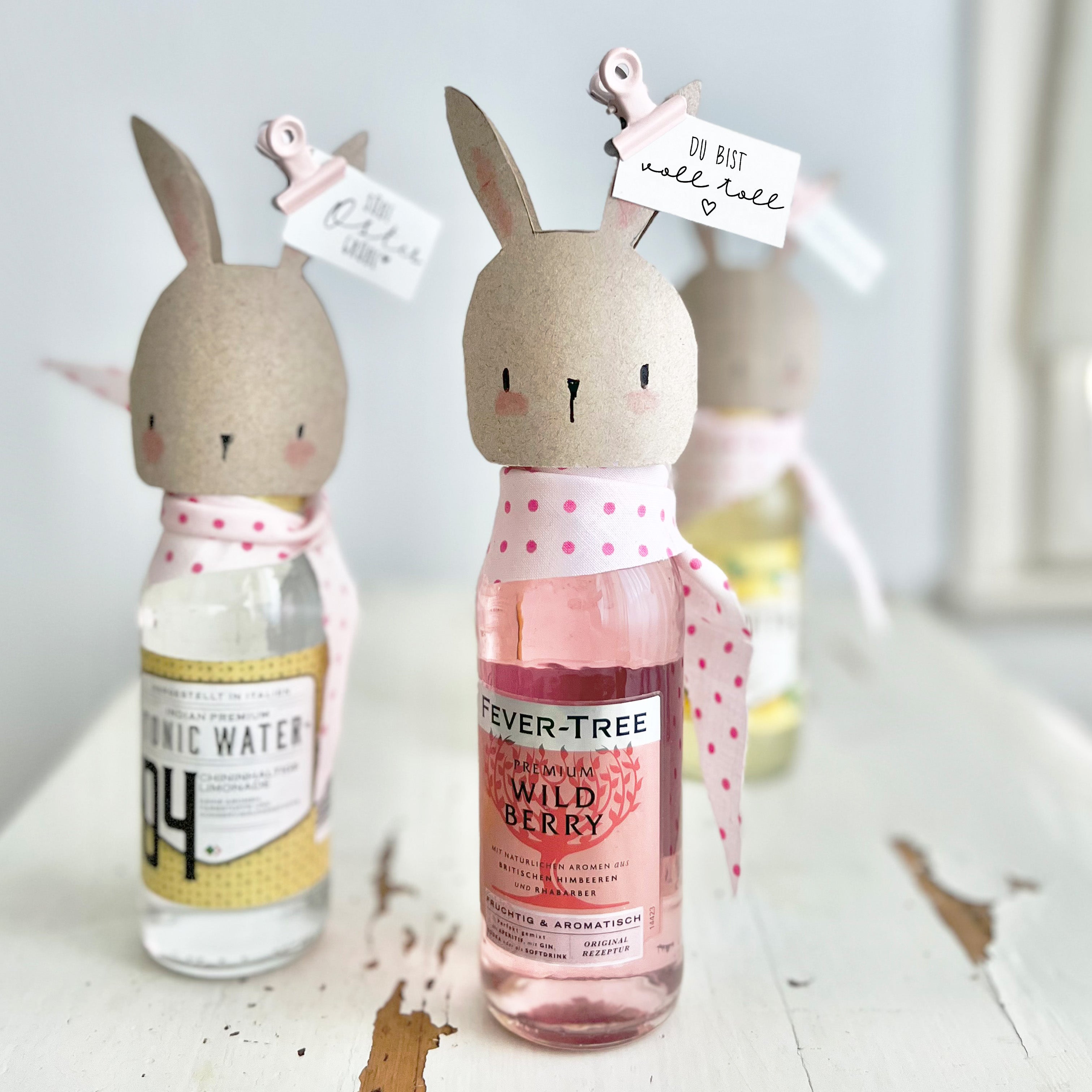 Stempel "du bist voll toll" mit Herz, Stempel Geschenk, Stempel Mitbringsel