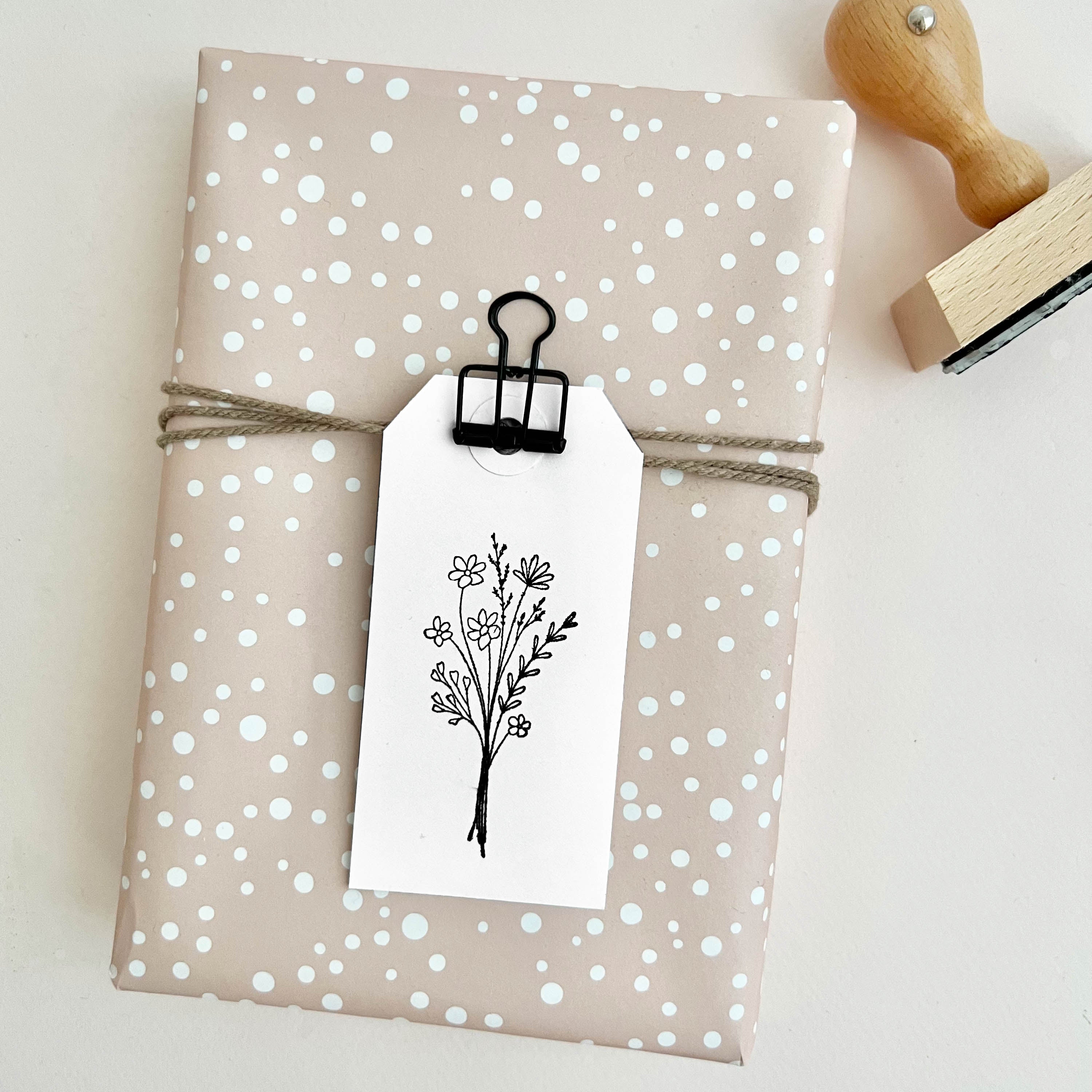 Stempel Wildblumen, Stempel Blumenstrauß, Stempel Blumen