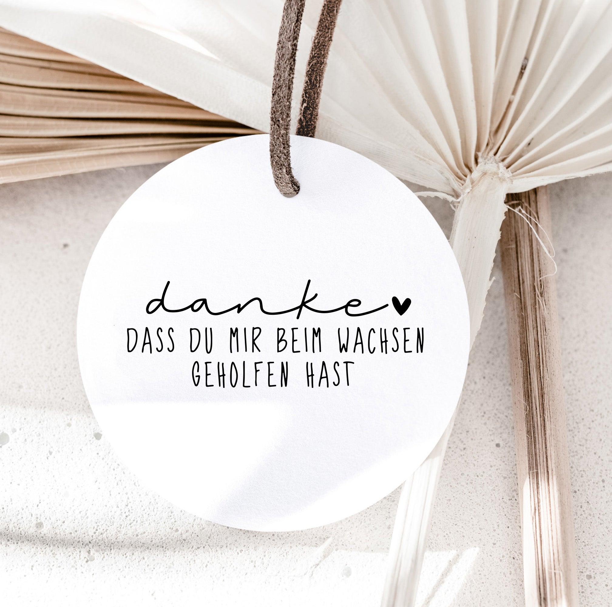Stempel "danke, dass du mir beim Wachsen geholfen hast", Abschiedsgeschenk Erzieherin / Lehrerin, Stempel danke