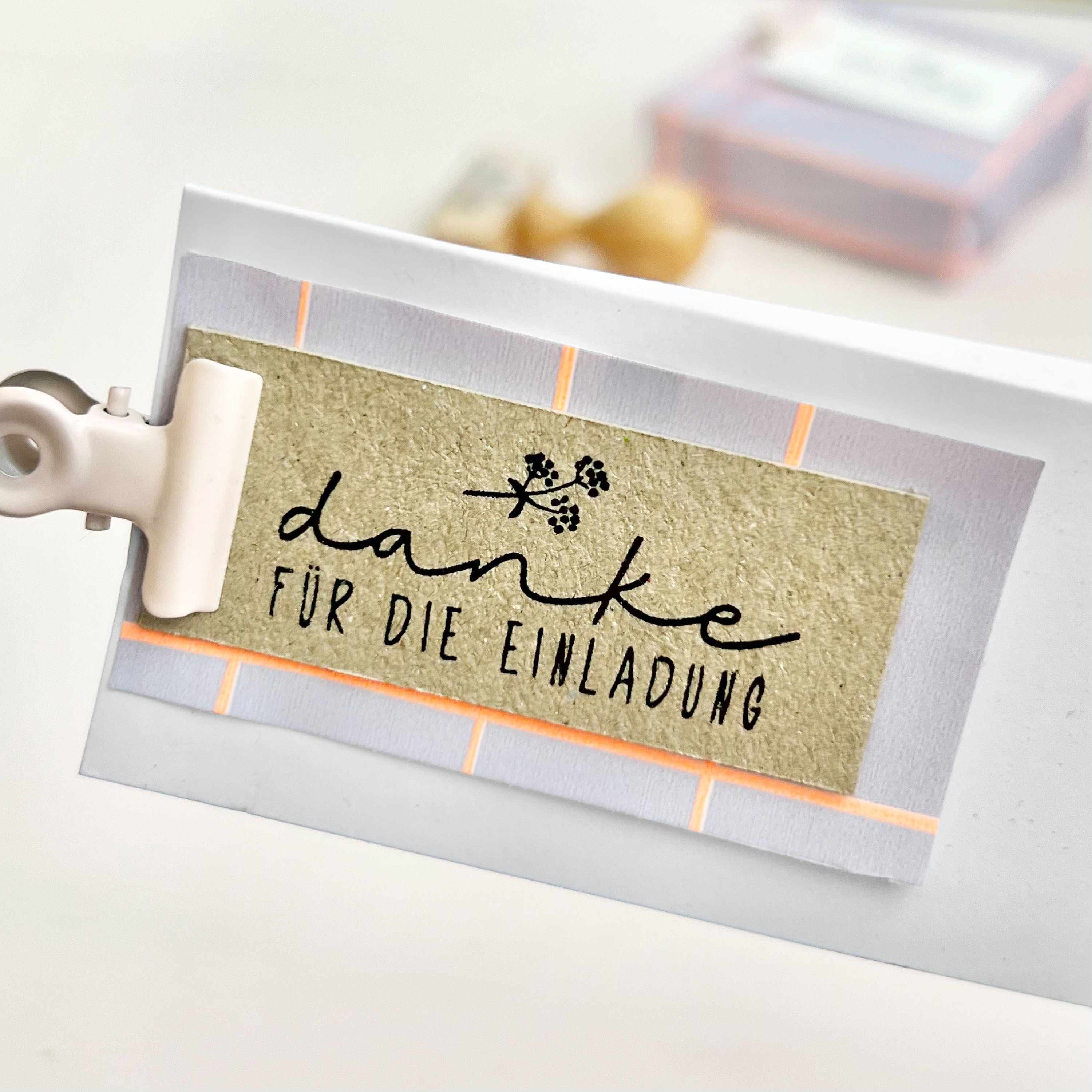 Stempel danke für die Einladung, Stempel Geburtstag, Hochzeit Stempel, Konfirmation