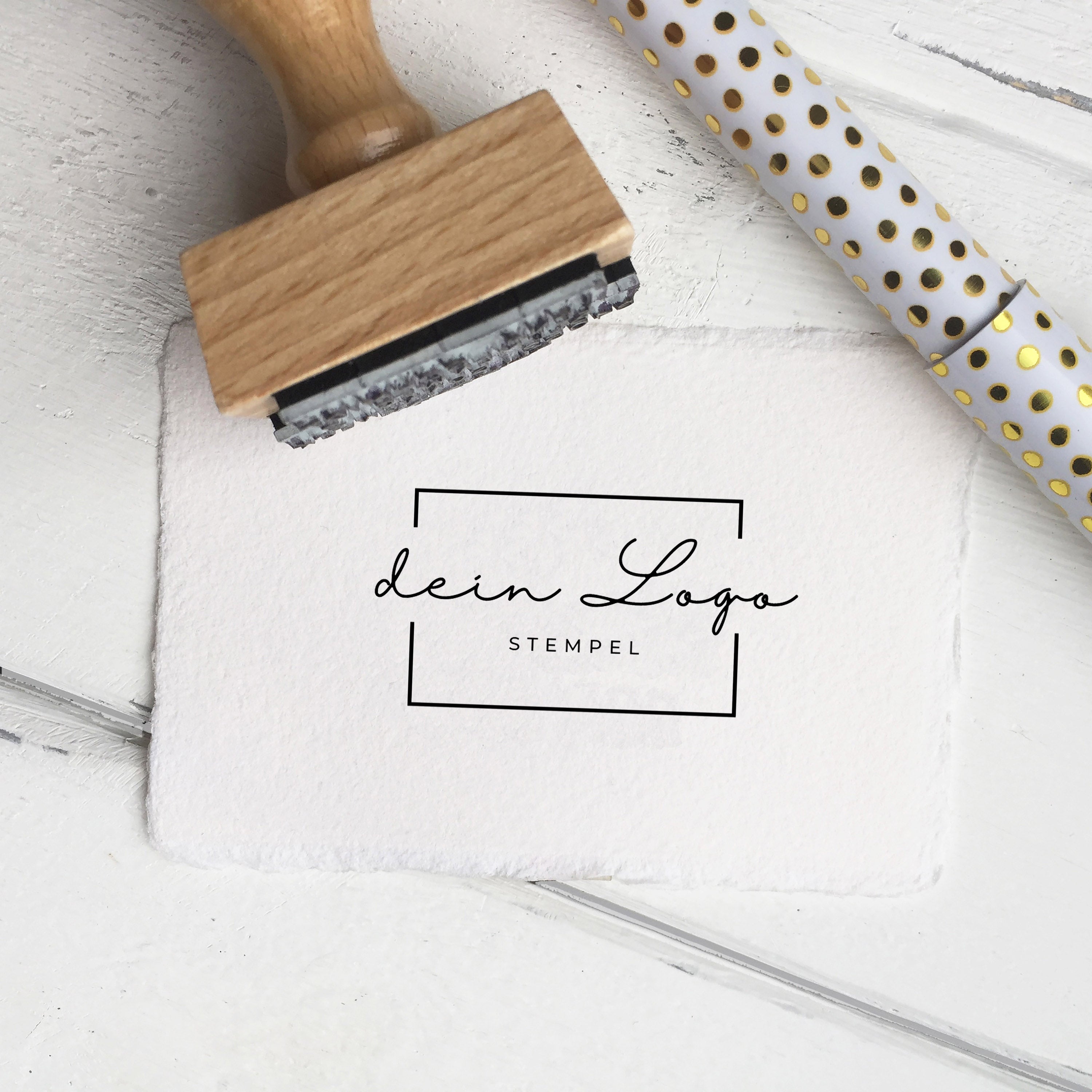 Firmen- und Logo Stempel,Stempel mit deinem Logo, Logostempel, personalisierter Stempel, Adressstempel, Firmenstempel