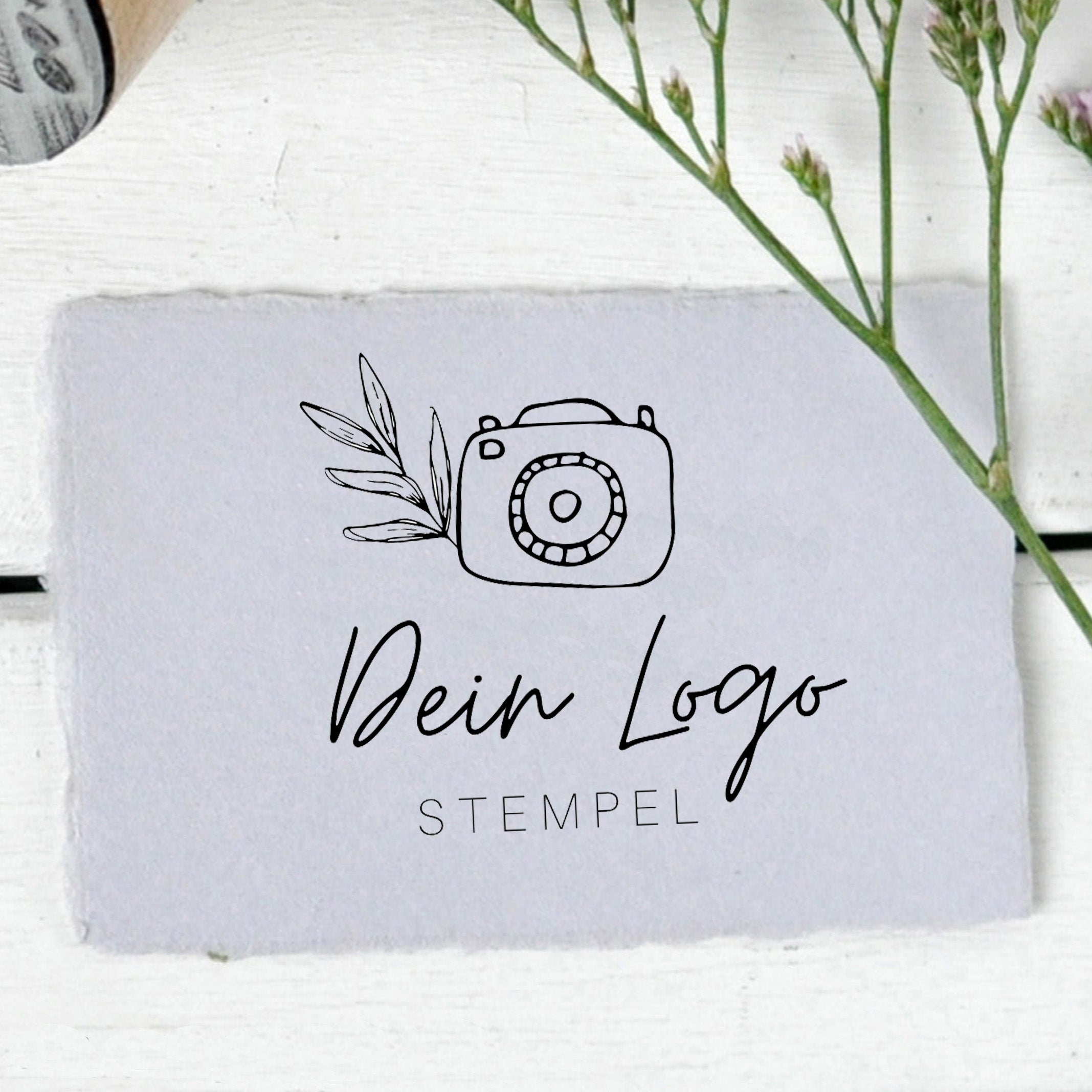 Firmen- und Logo Stempel,Stempel mit deinem Logo, Logostempel, personalisierter Stempel, Adressstempel, Firmenstempel
