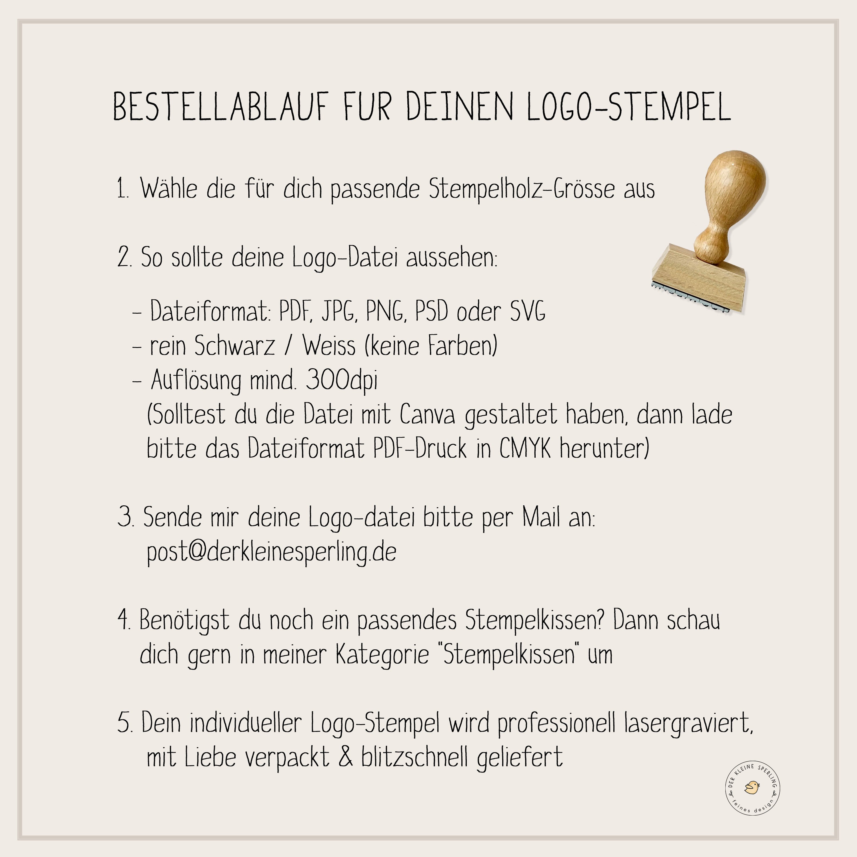 Firmen- und Logo Stempel,Stempel mit deinem Logo, Logostempel, personalisierter Stempel, Adressstempel, Firmenstempel