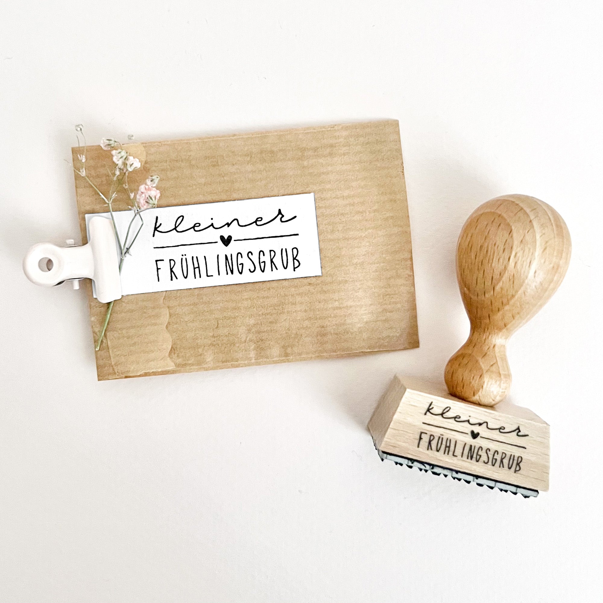 Stempel kleiner Frühlingsgruß