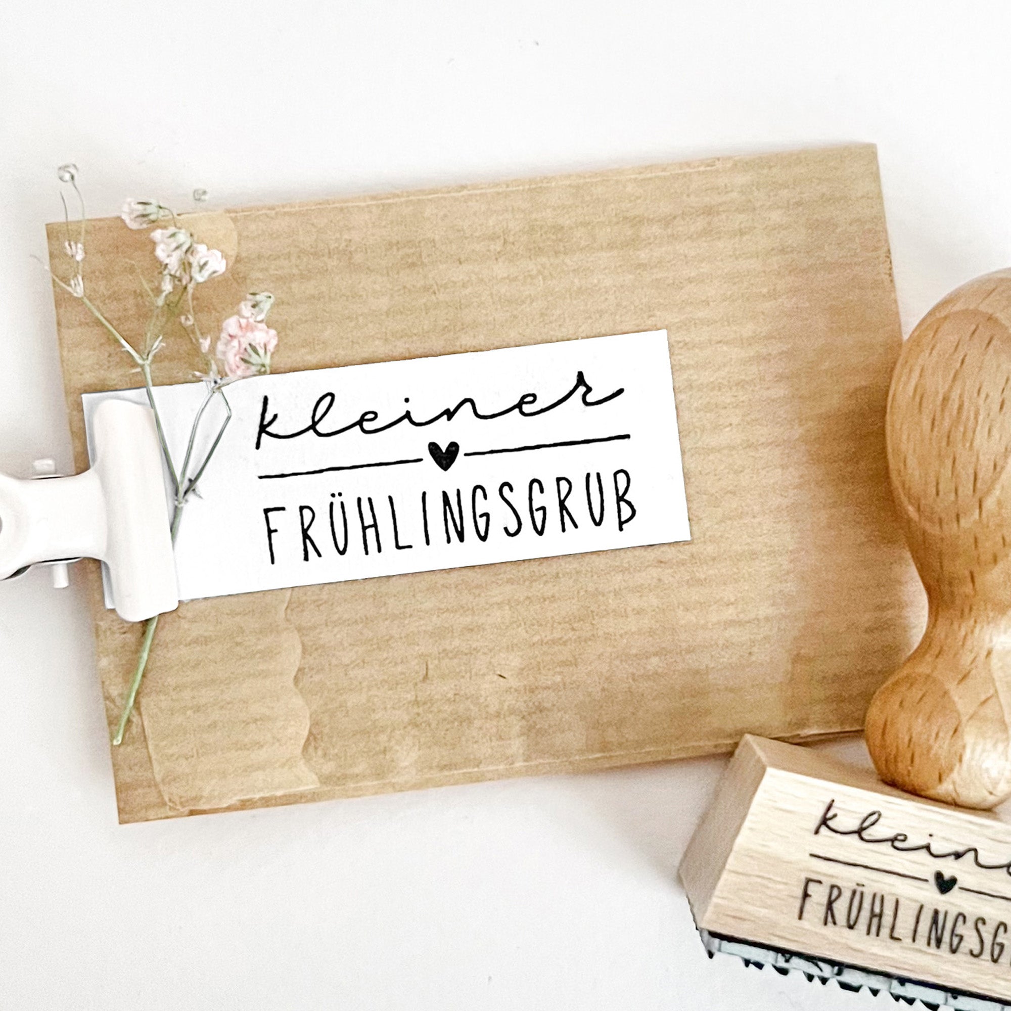 Stempel kleiner Frühlingsgruß