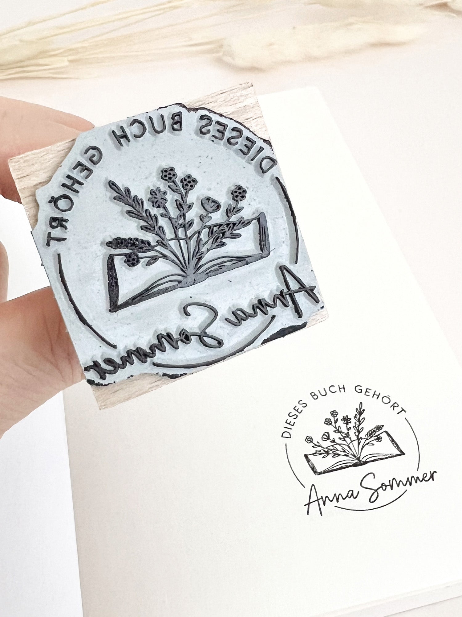 EX LIBRIS STEMPEL | Bücherstempel | personalisierter Stempel