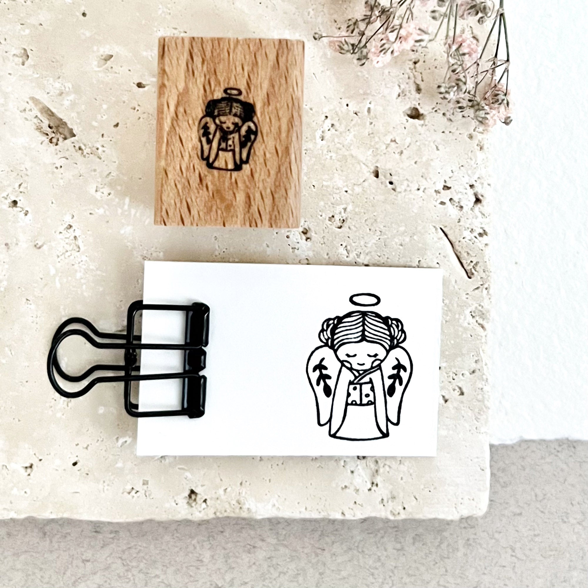 Stempel Weihnachtsengel | Stempel Weihnachten | Weihnachtsstempel