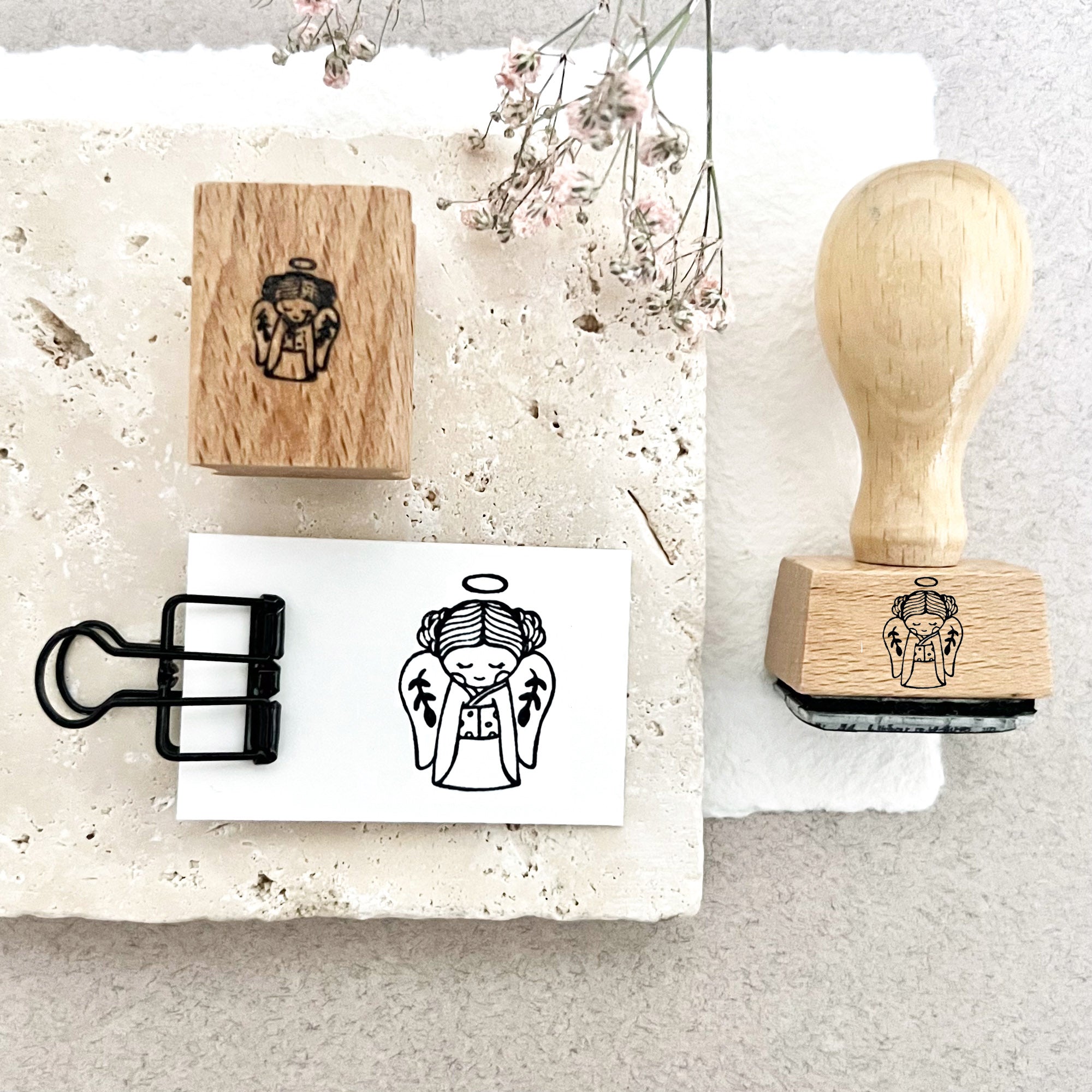Stempel Weihnachtsengel | Stempel Weihnachten | Weihnachtsstempel