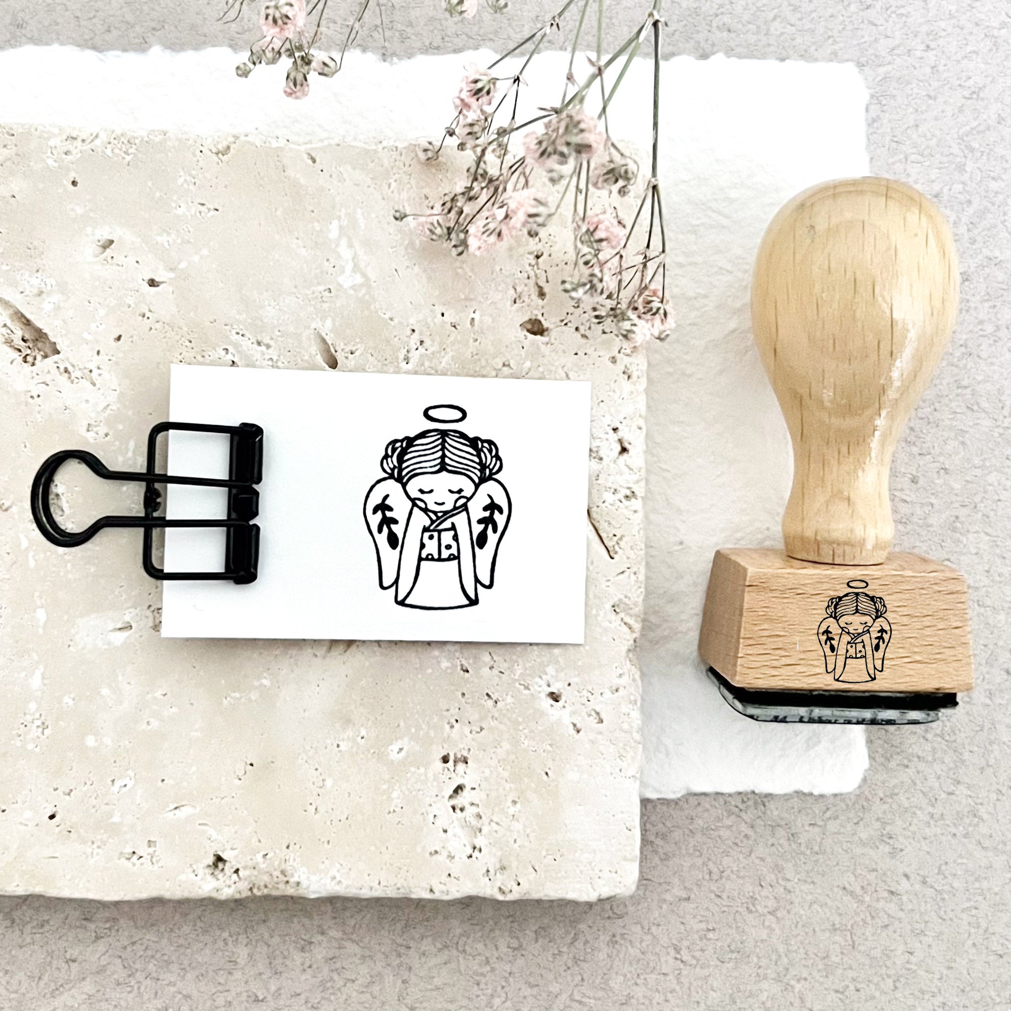 Stempel Weihnachtsengel | Stempel Weihnachten | Weihnachtsstempel