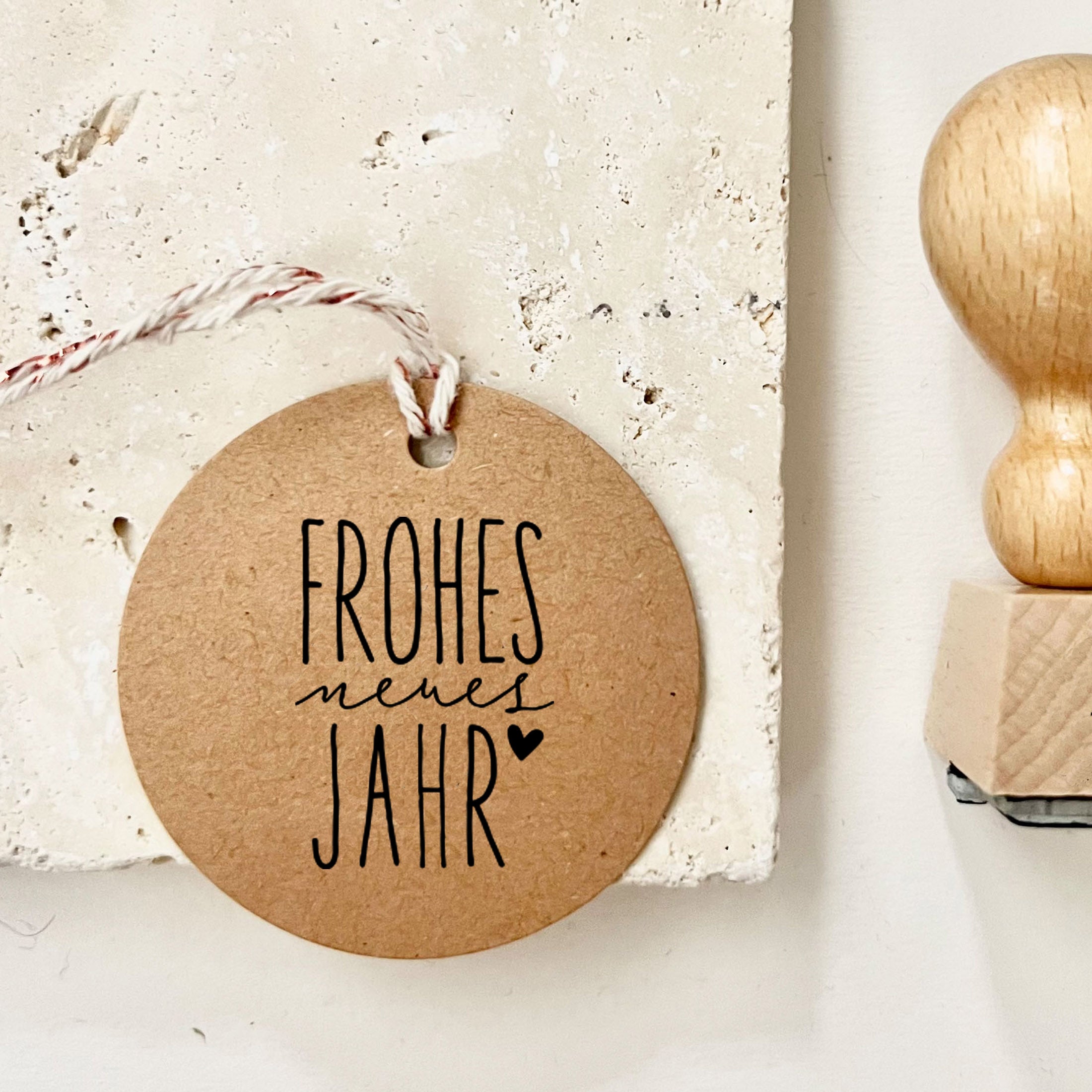 Stempel "frohes neues Jahr", Stempel Neujahr