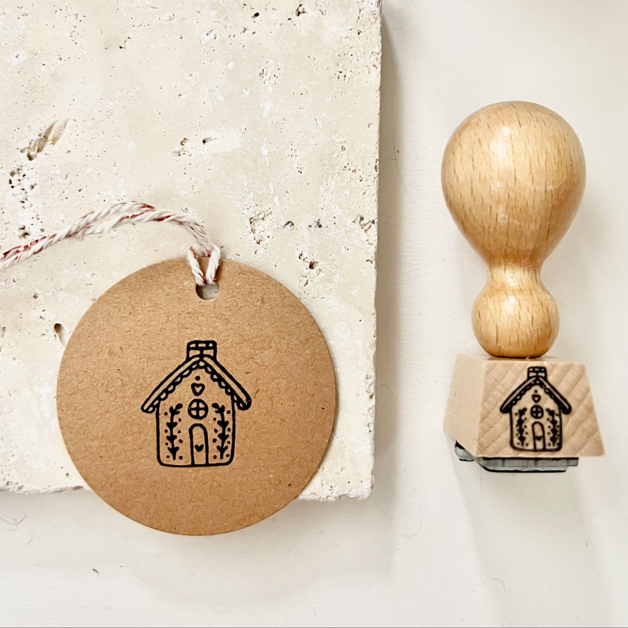 Stempel Lebkuchenhaus | Stempel Weihnachten | Weihnachtsstempel