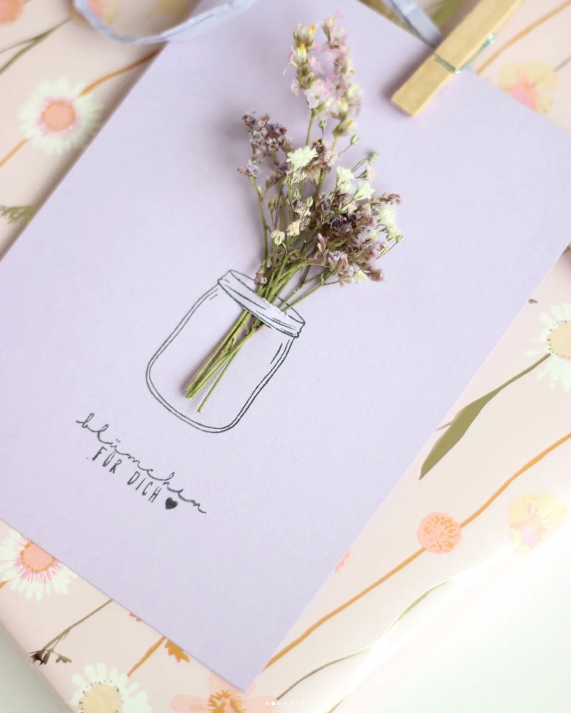 STEMPEL Blümchen für dich | Stempel Gastgeschenk | Stempel Hochzeit