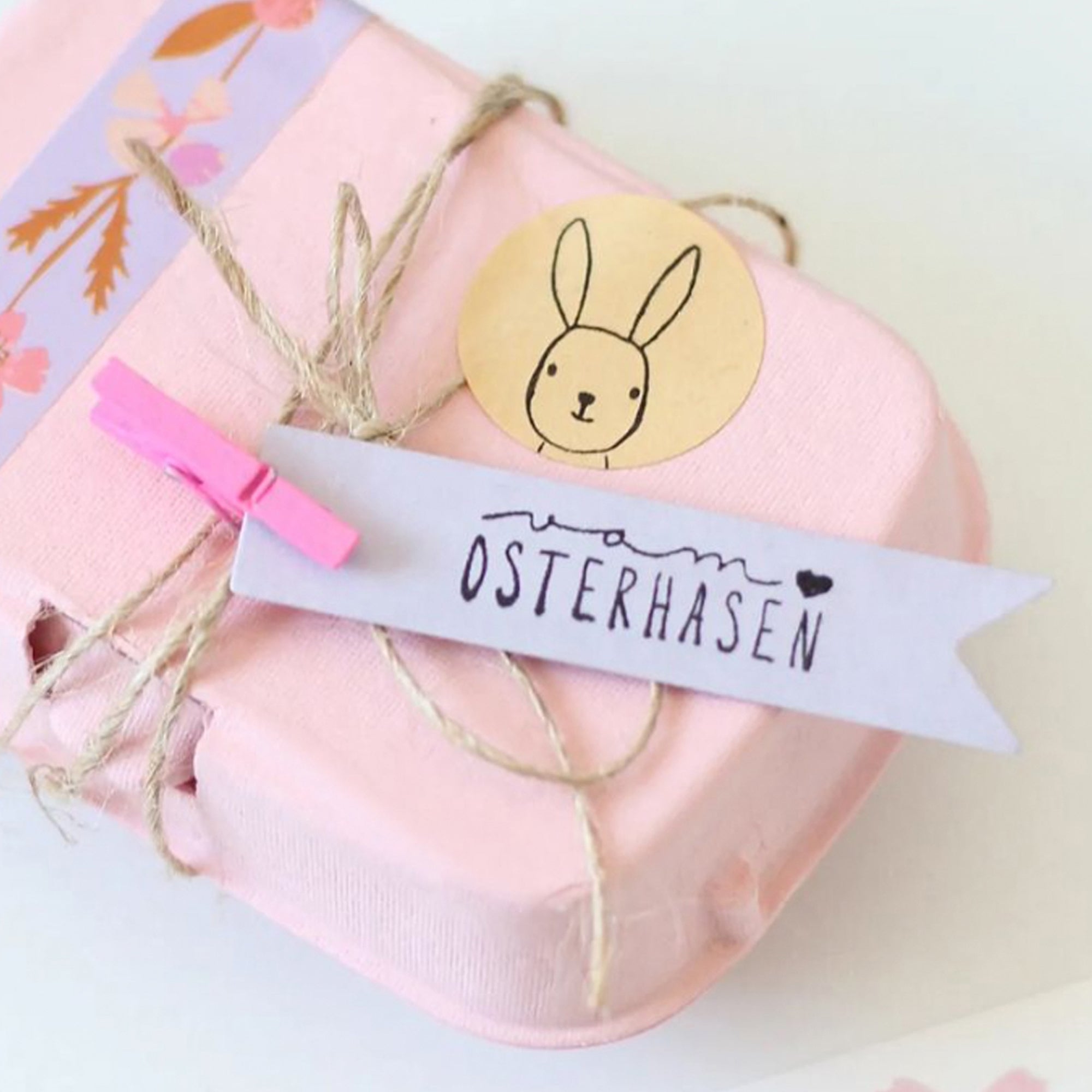 STEMPEL vom Osterhasen mit Herz | Stempel Ostern