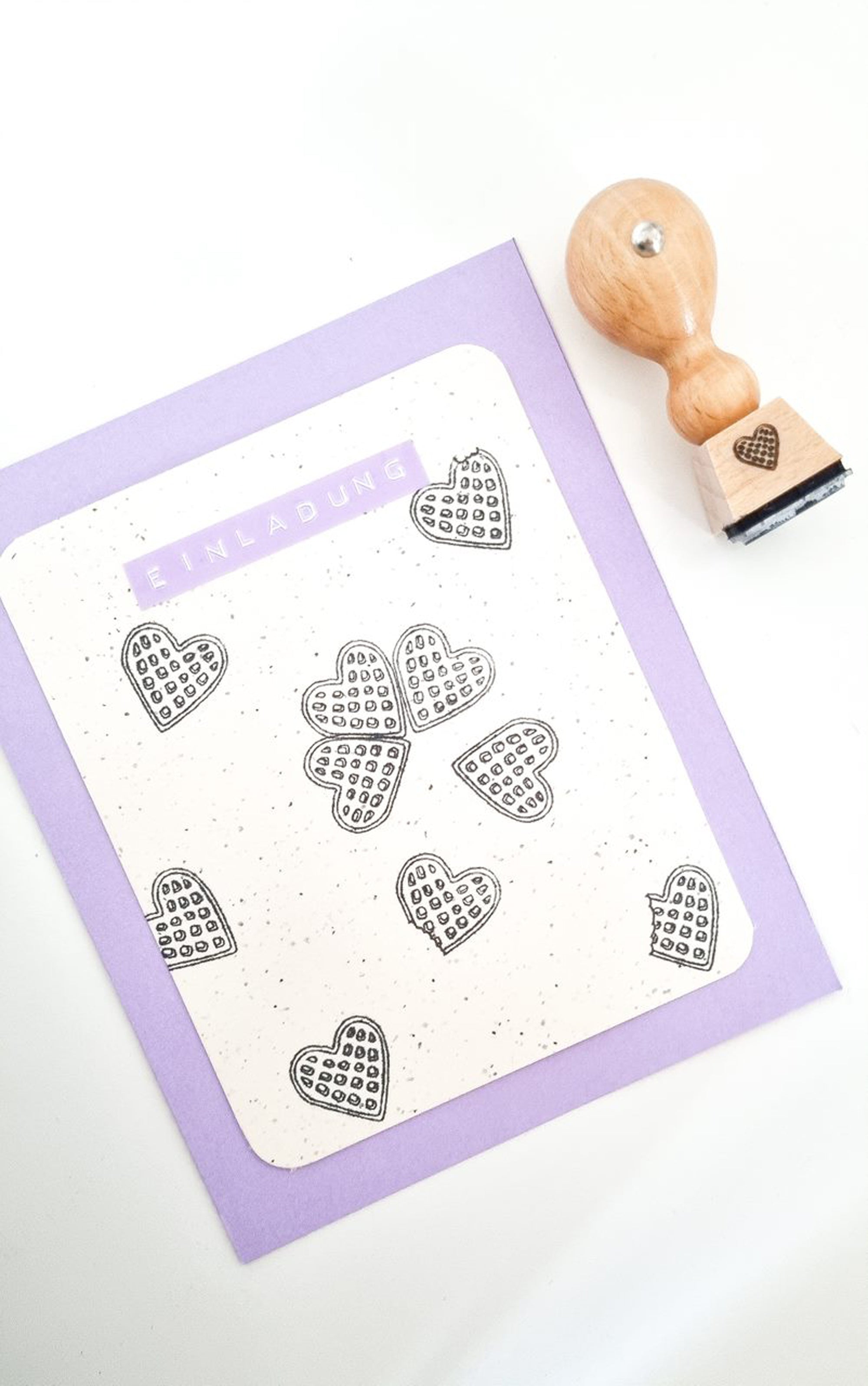 Stempel Waffelherz, Waffel