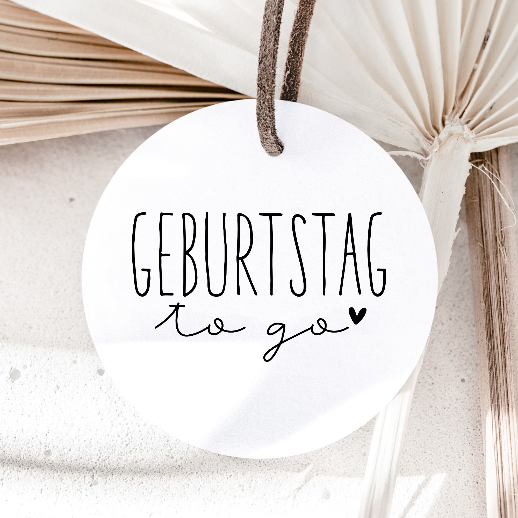 Stempel GEBURTSTAG to go | Geburtstag Mitbringsel | Geburtstagsgeschenk