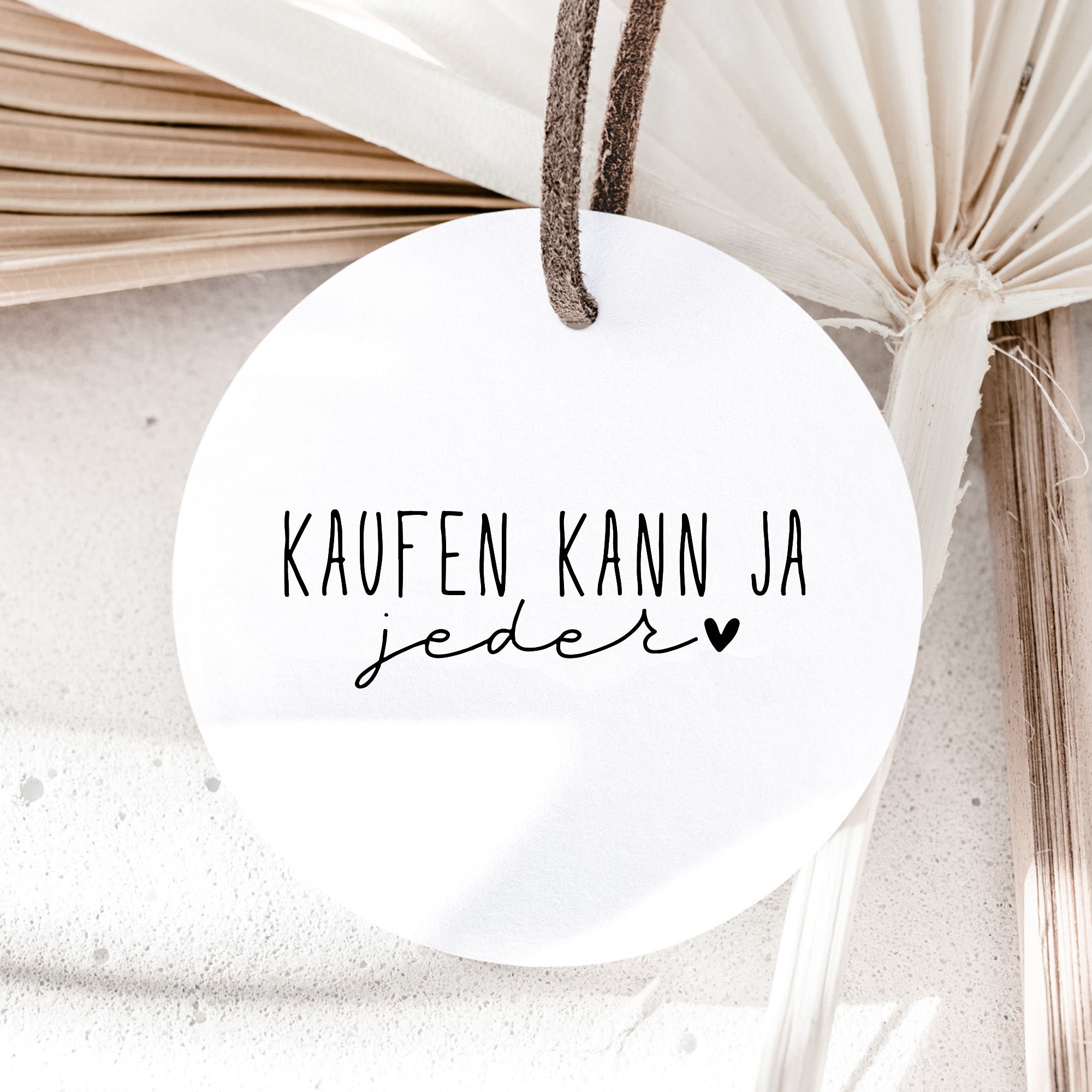 Stempel "Kaufen kann ja jeder" | Stempel Geschenk Weihnachten