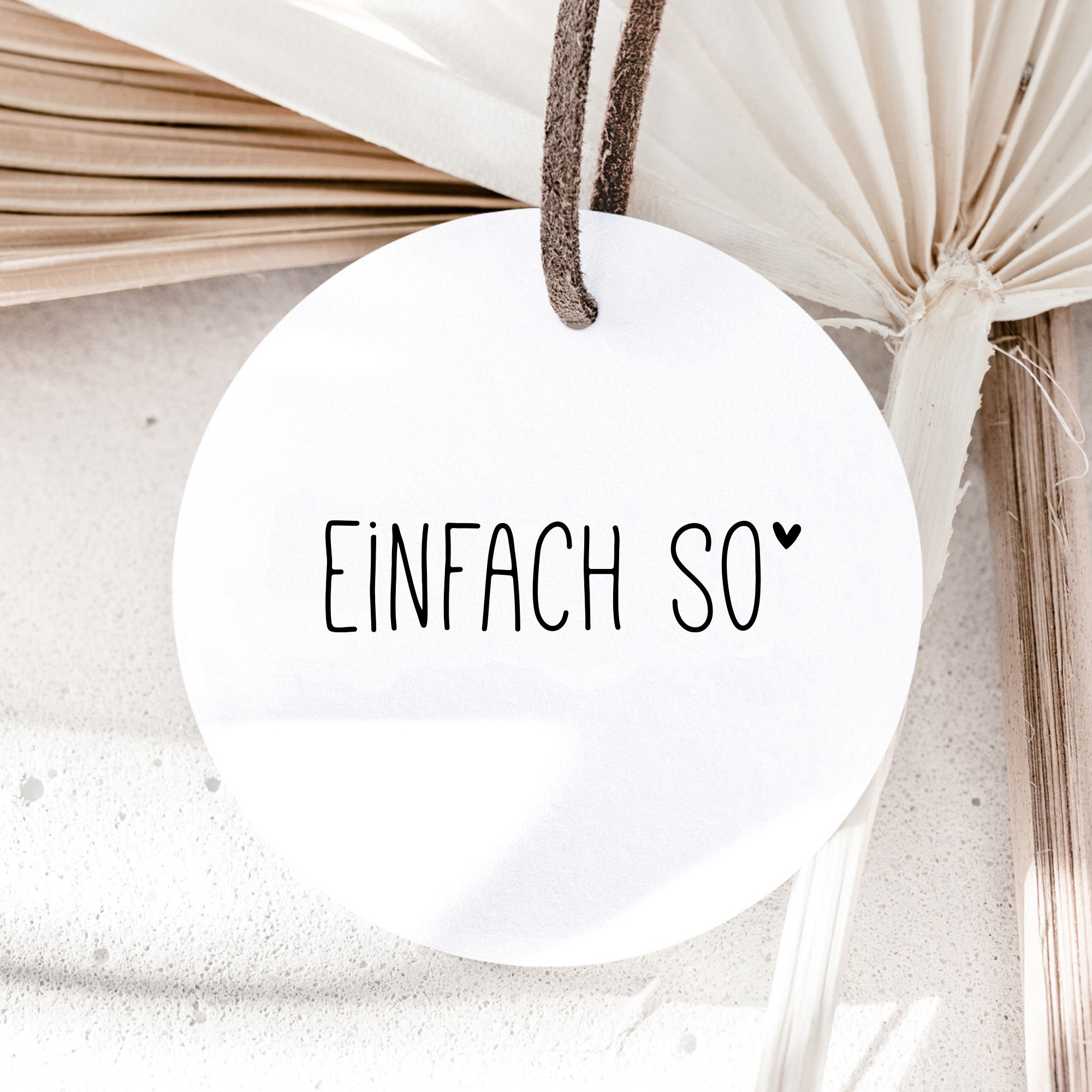 Stempel "EINFACH SO", Stempel Geschenk, Stempel Mitbringsel, Geburtstagsgeschenk DIY