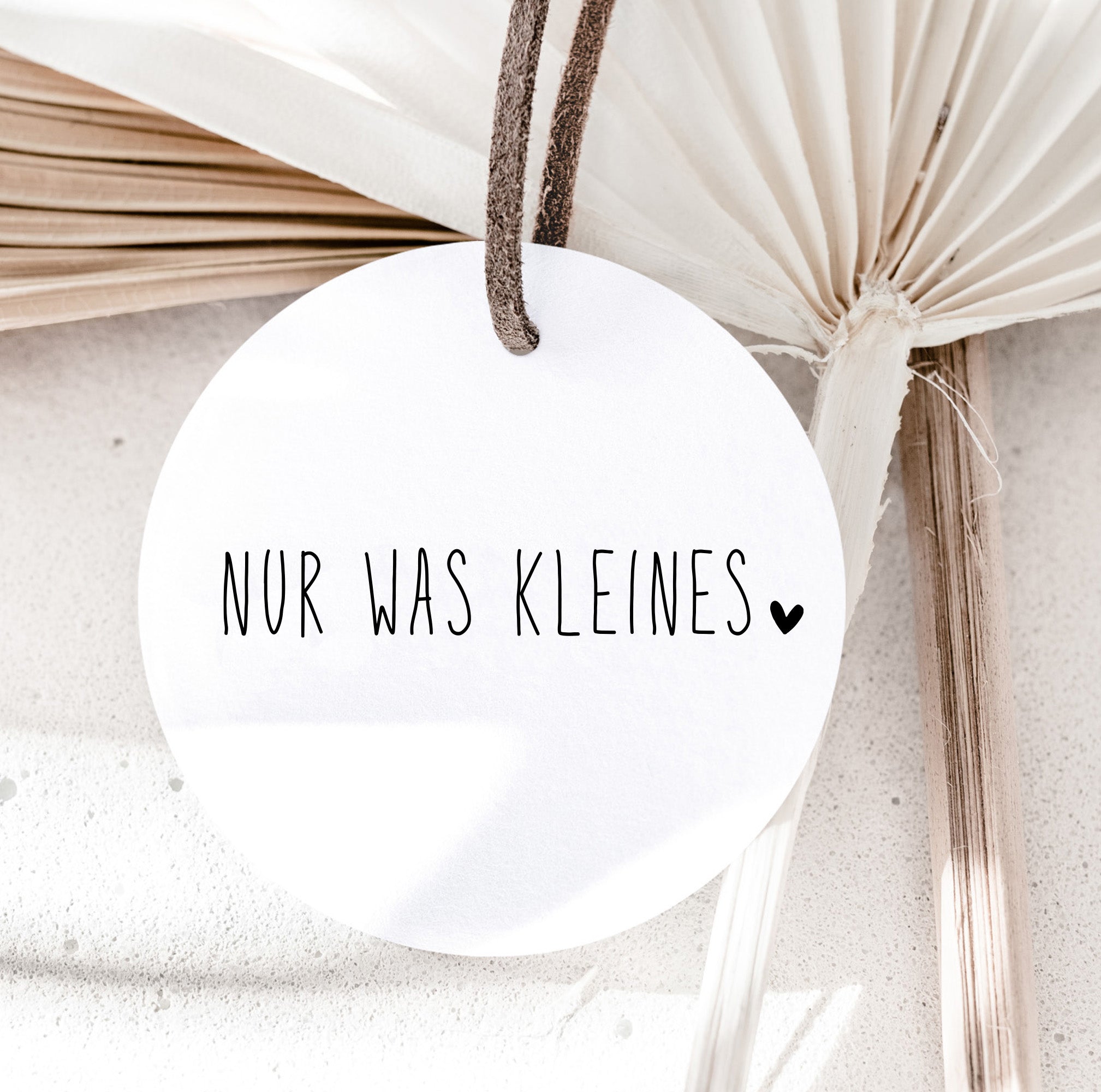 Stempel "NUR WAS KLEINES" mit Herz, Stempel Geschenk, Stempel Hochzeit (Kopie)