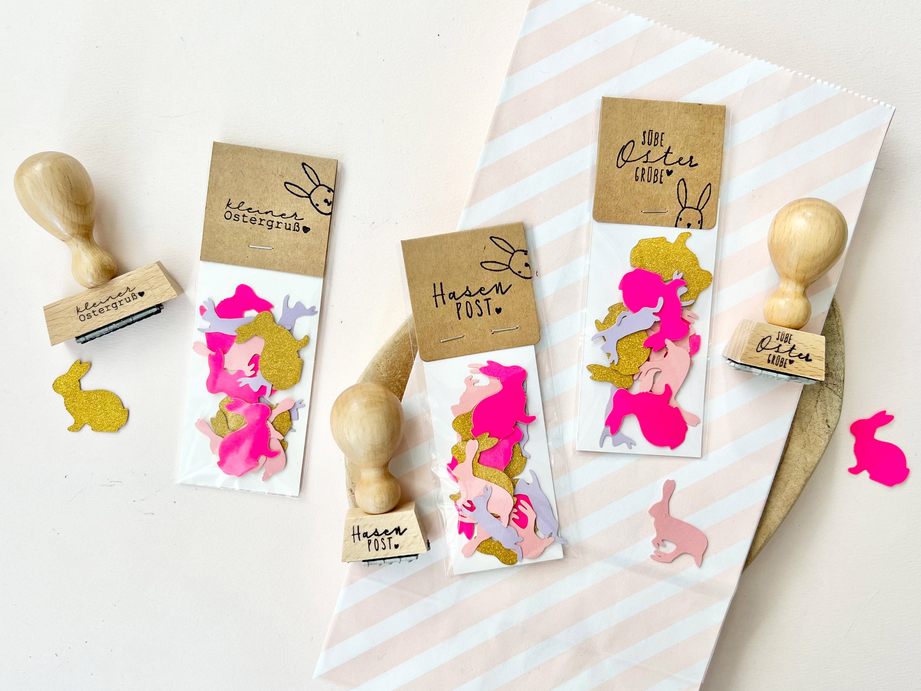 Stempel süße Ostergrüße | Osterstempel | Stempel Ostern