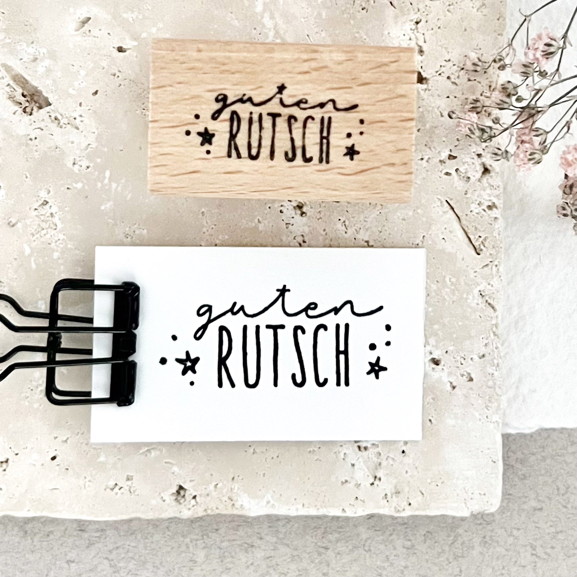 Stempel Guten Rutsch, Stempel Neujahr