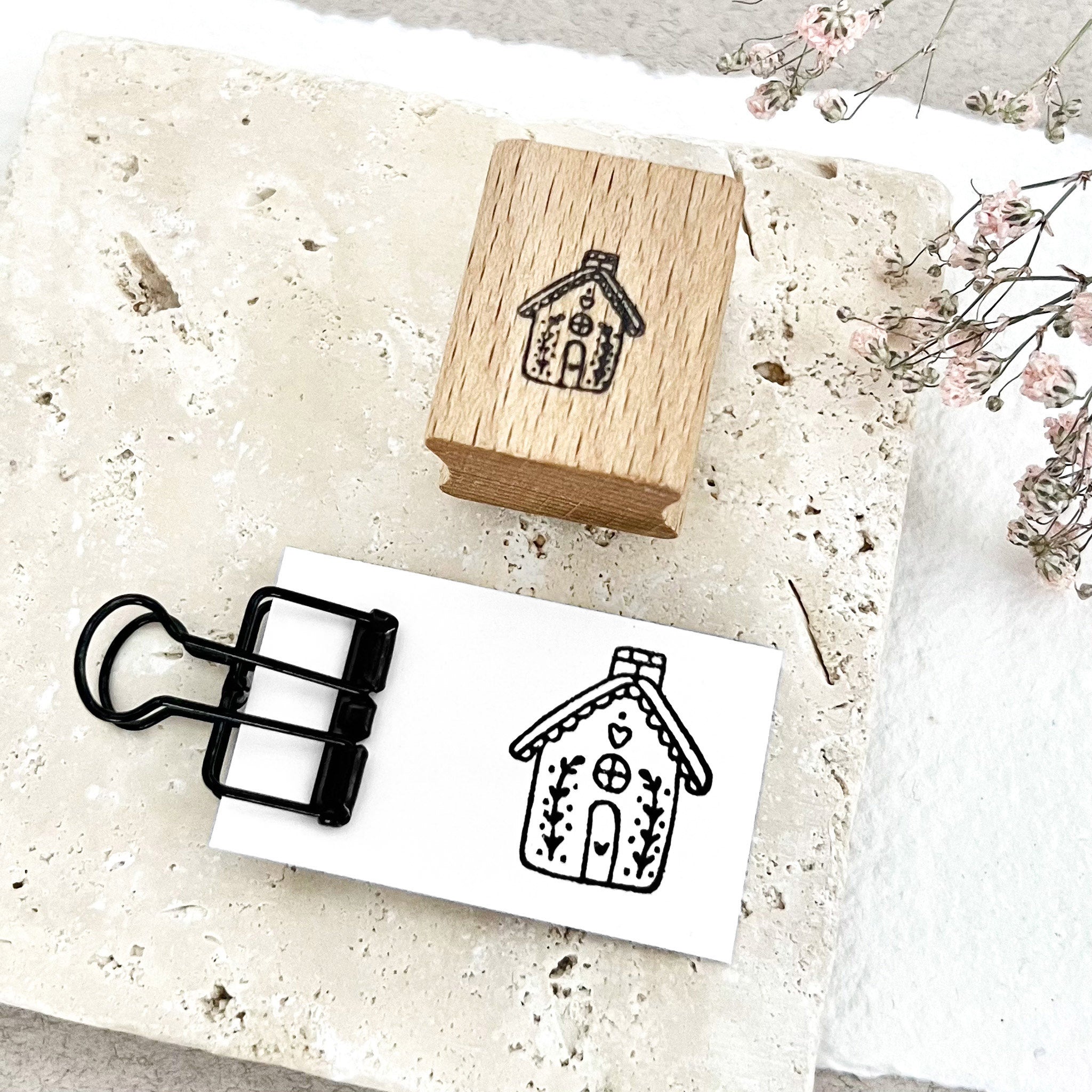 Stempel Lebkuchenhaus | Stempel Weihnachten | Weihnachtsstempel