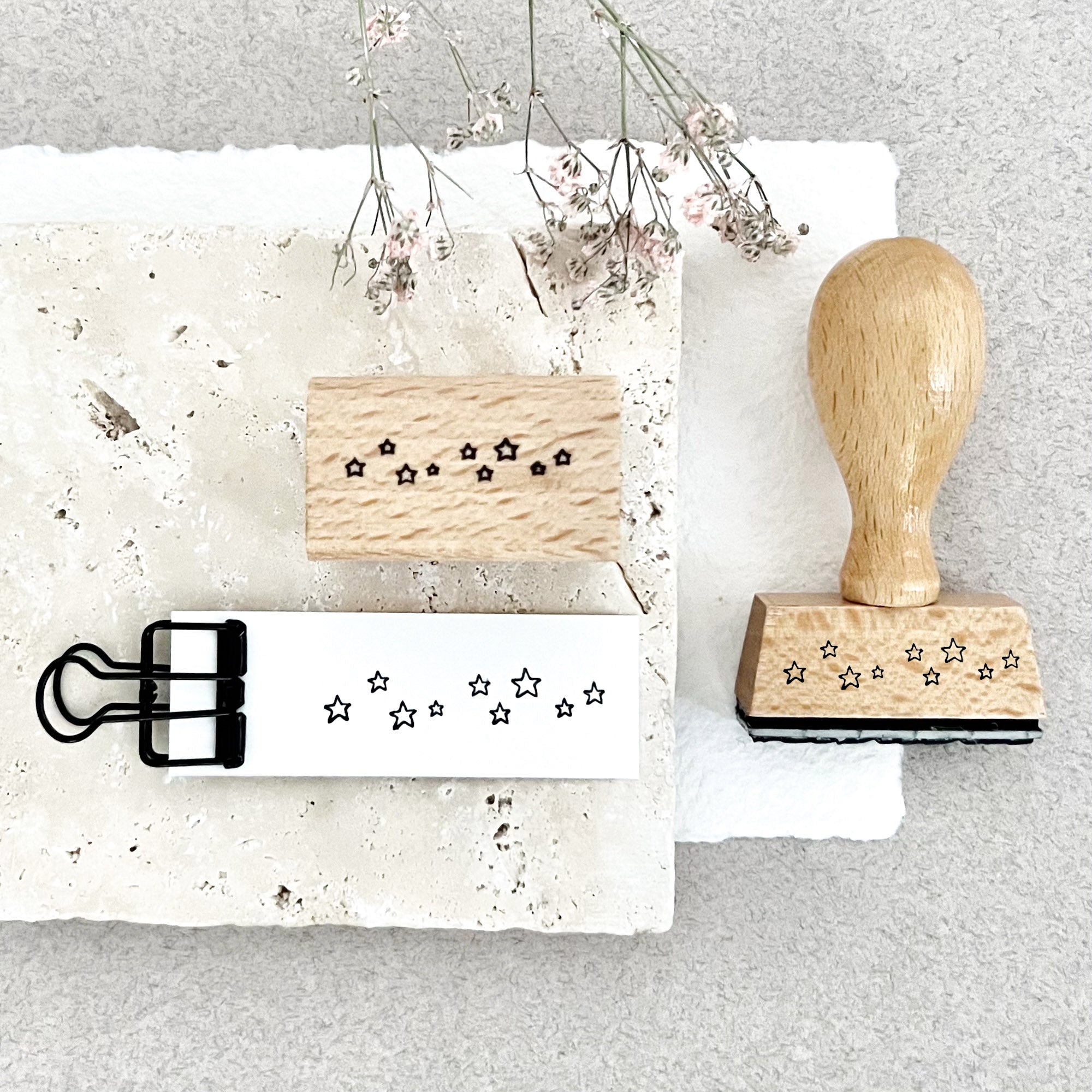 Stempel Sterne | Weihnachtsstempel | Adventskalender