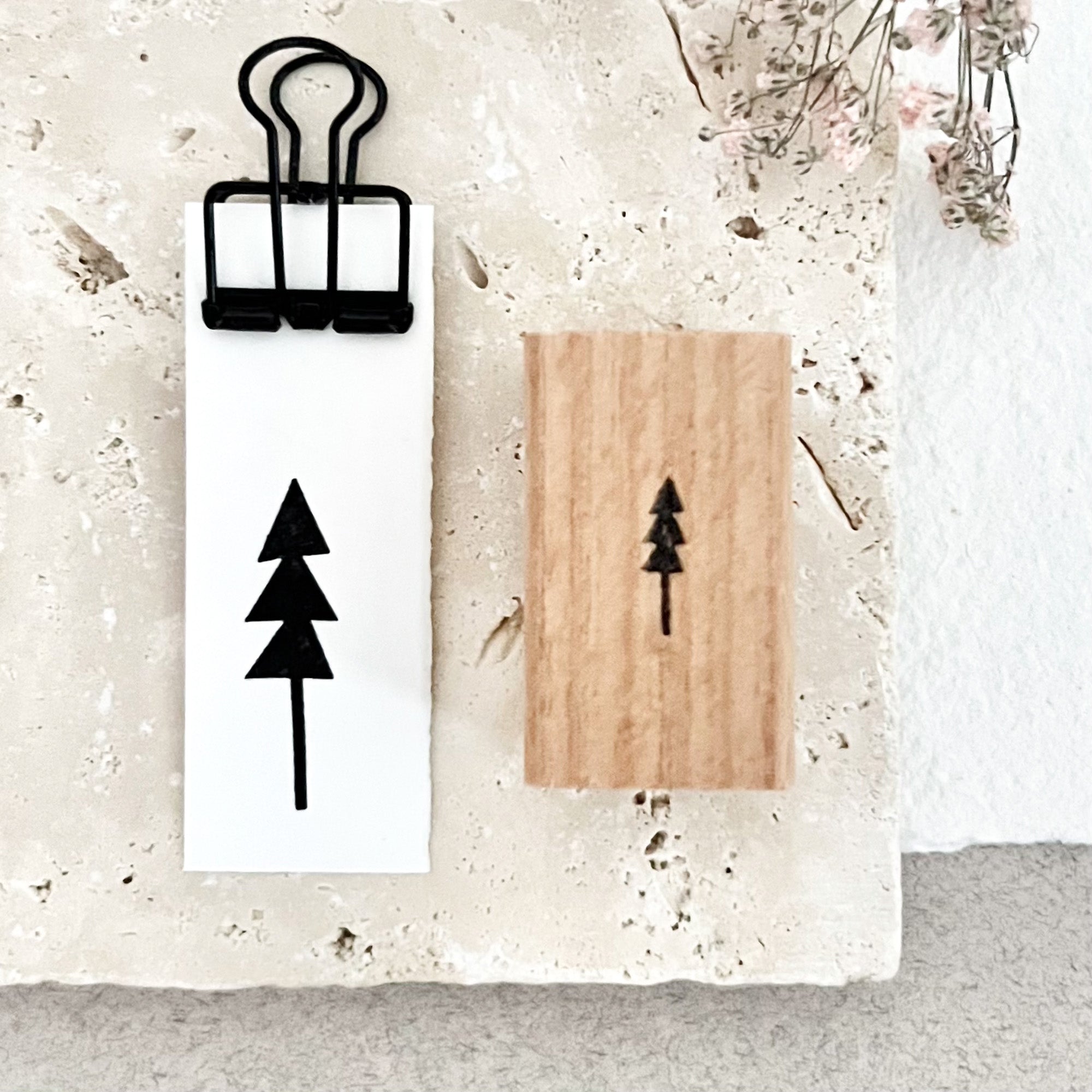 Stempel Weihnachten, Tannenbaum, Weihnachtsstempel