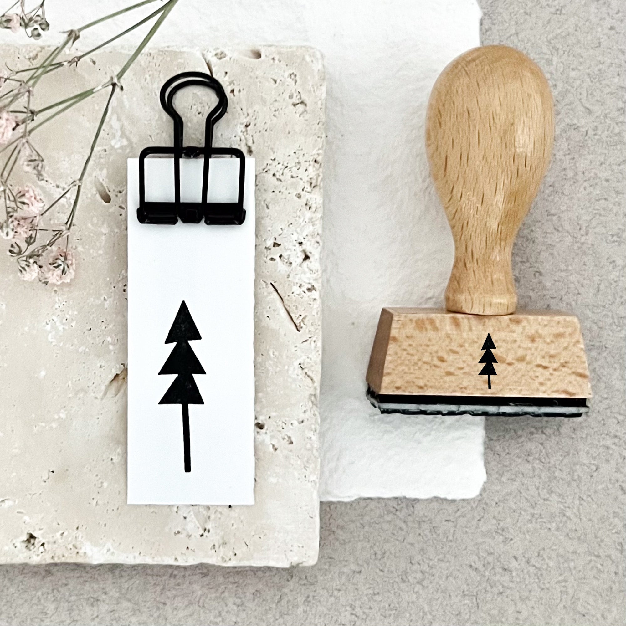 Stempel Weihnachten, Tannenbaum, Weihnachtsstempel
