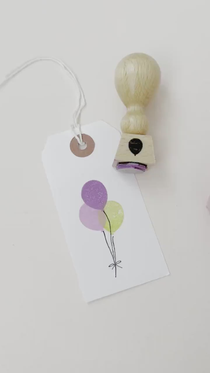 Stempel Luftballon, Stempel Geburtstag