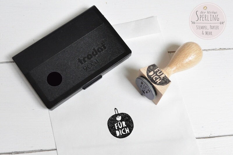 Stempelkissen Schwarz für Holzstempel