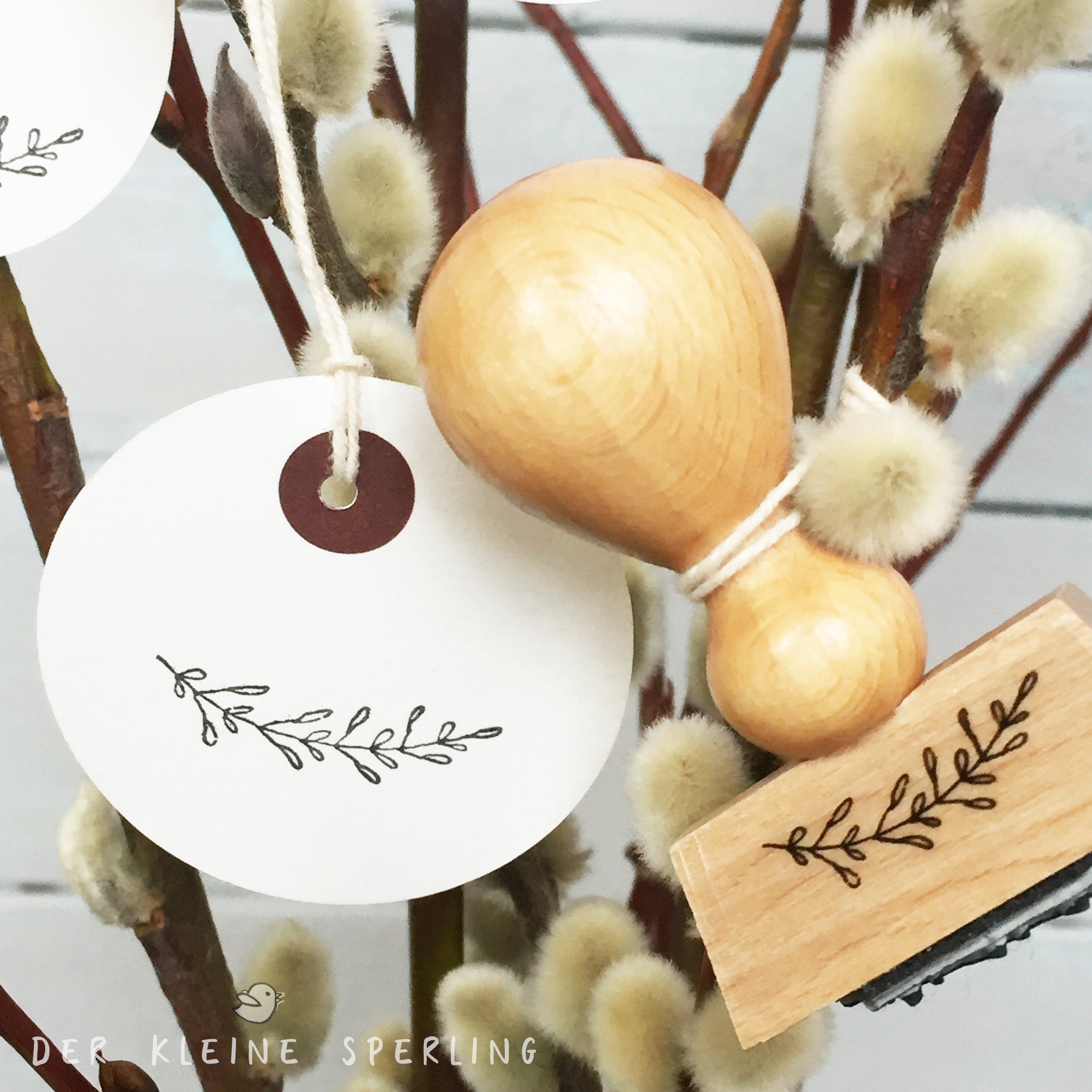 Stempel Blätterzweig , HOCHZEIT EINLADUNG