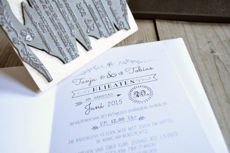 STEMPEL Hochzeit personalisiert, Stempel Hochzeit Einladung, Hochzeitseinladung, Stempel Hochzeit