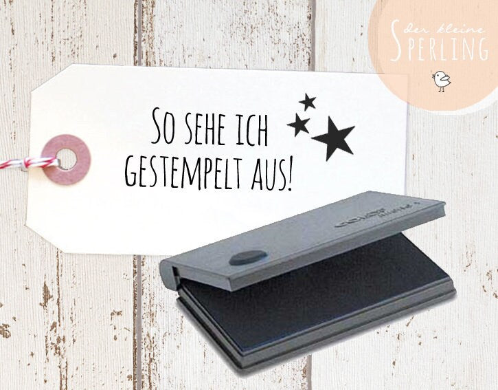 Stempelkissen XL (9x16cm) SCHWARZ