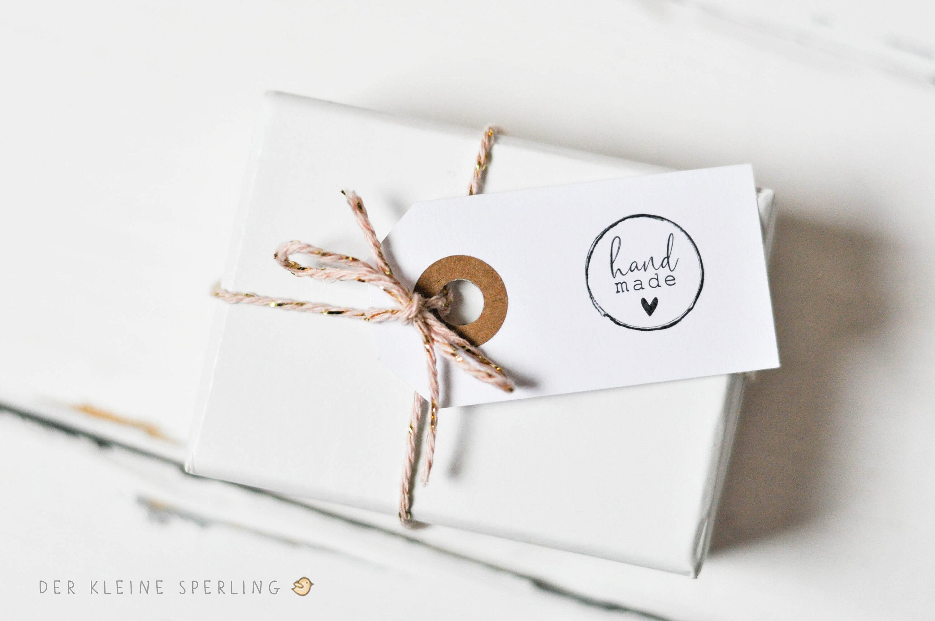 Stempel "handmade" mit Herz, Stempel DIY, Stempel Shop, selbstgemacht