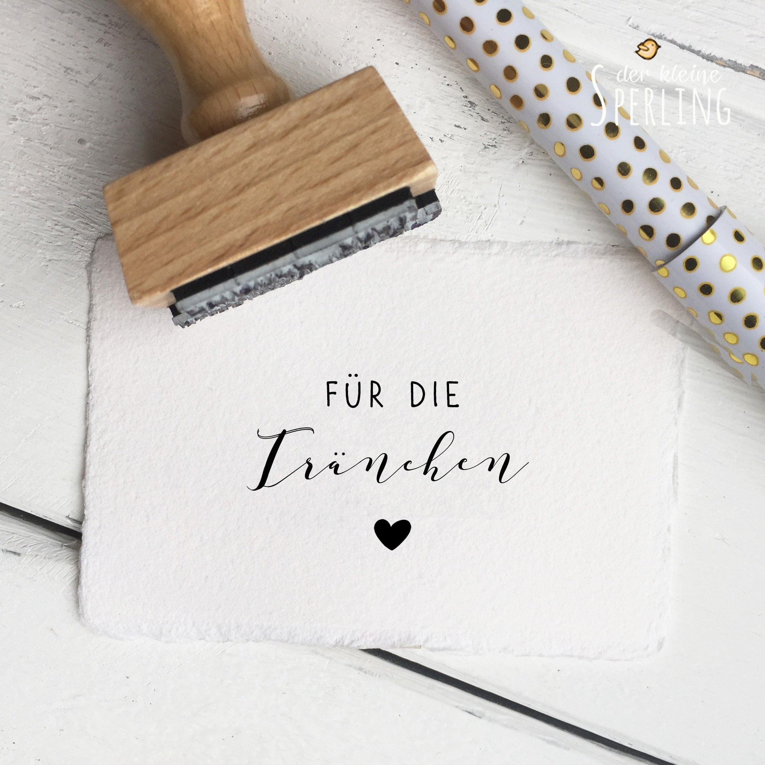 Stempel Freudentränen, FÜR DIE Tränchen, Stempel Hochzeit, Hochzeit