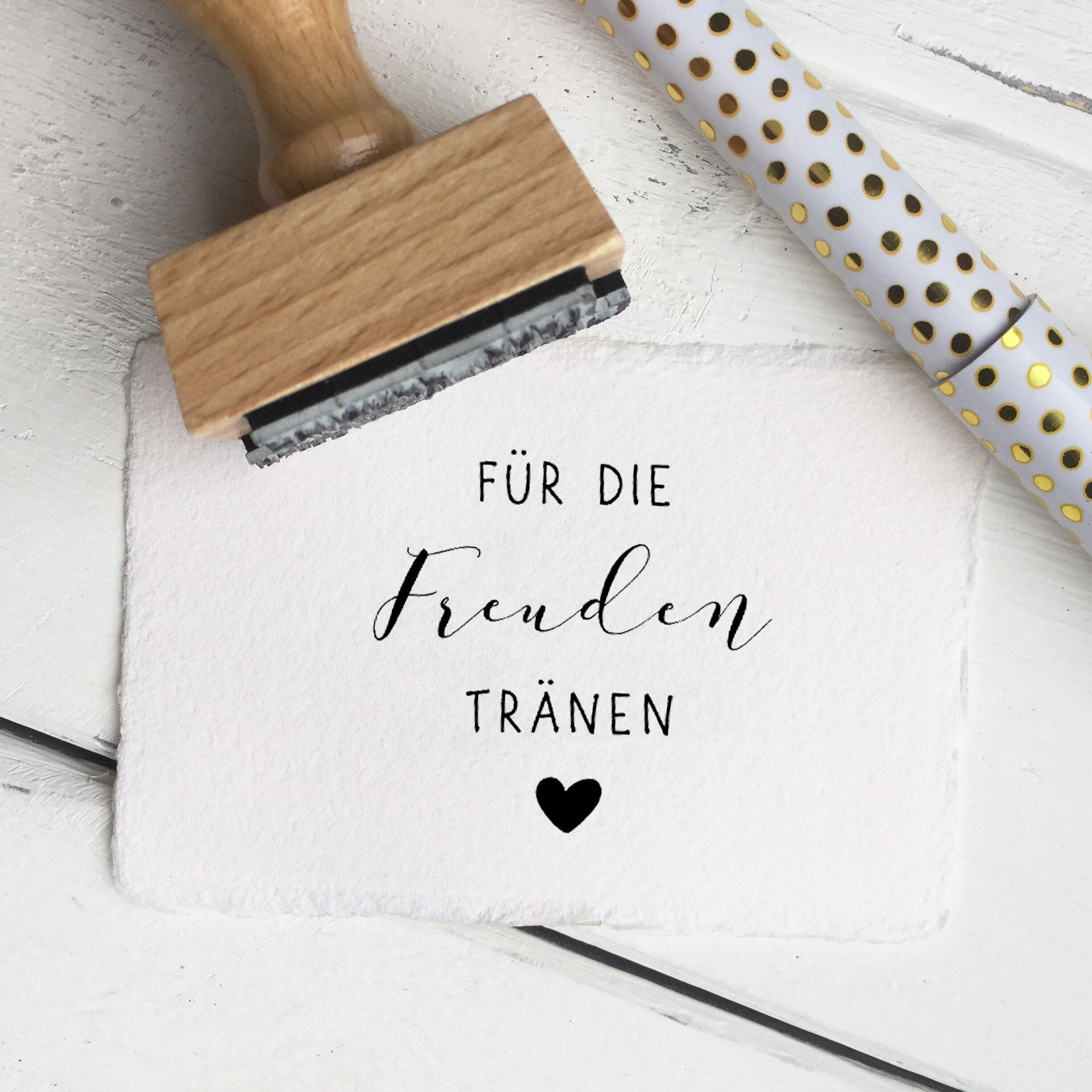 Freudentränen Stempel, Freudentränen Hochzeit, Stempel Hochzeit, Freudentränen Banderole Stempel, Freudentränen Taschentücher