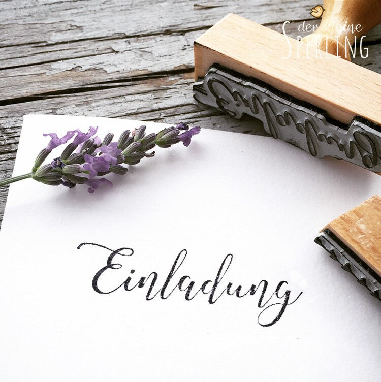 STEMPEL Einladung, Einladung HOCHZEIT, GEBURTSTAG, stempel hochzeit