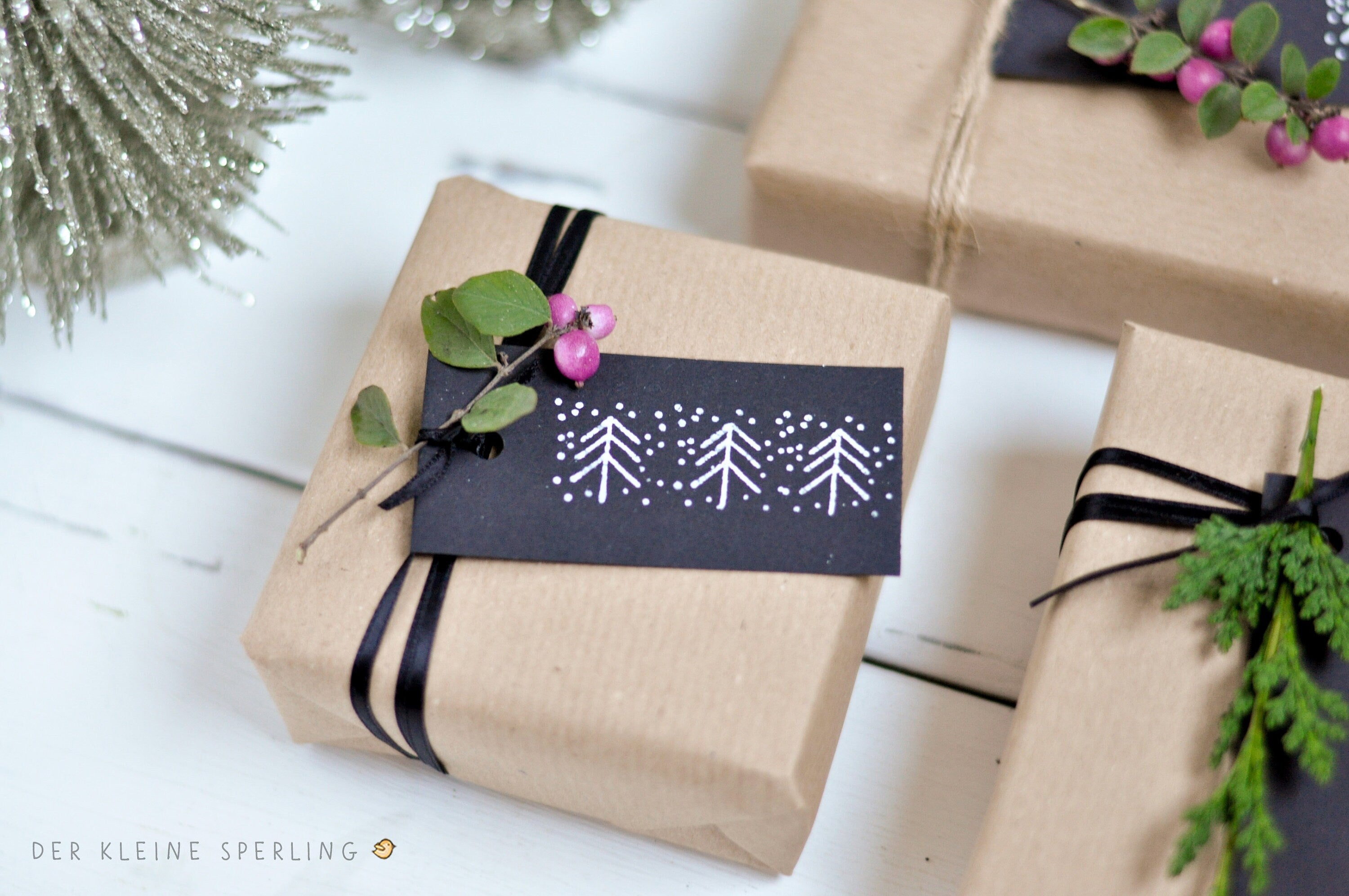 Stempel Weihnachten | Stempel Tannenbaum | Frohe Weihnachten | Merry Christmas | Stempel Schneeflocken