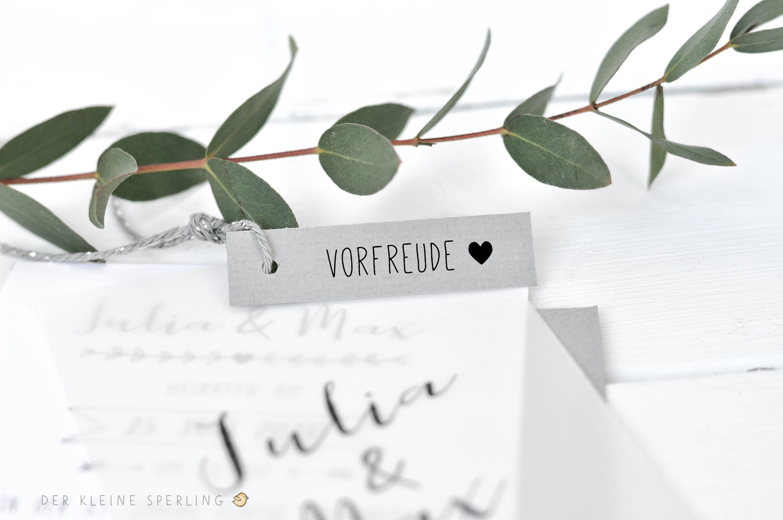 Stempel VORFREUDE Stempel Hochzeit Mit Herz