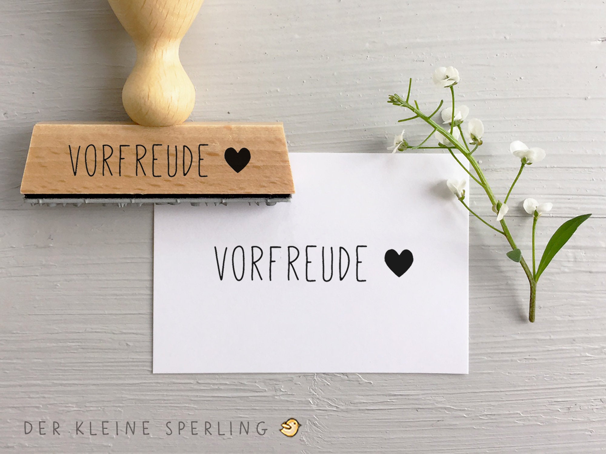 Stempel VORFREUDE Stempel Hochzeit Mit Herz