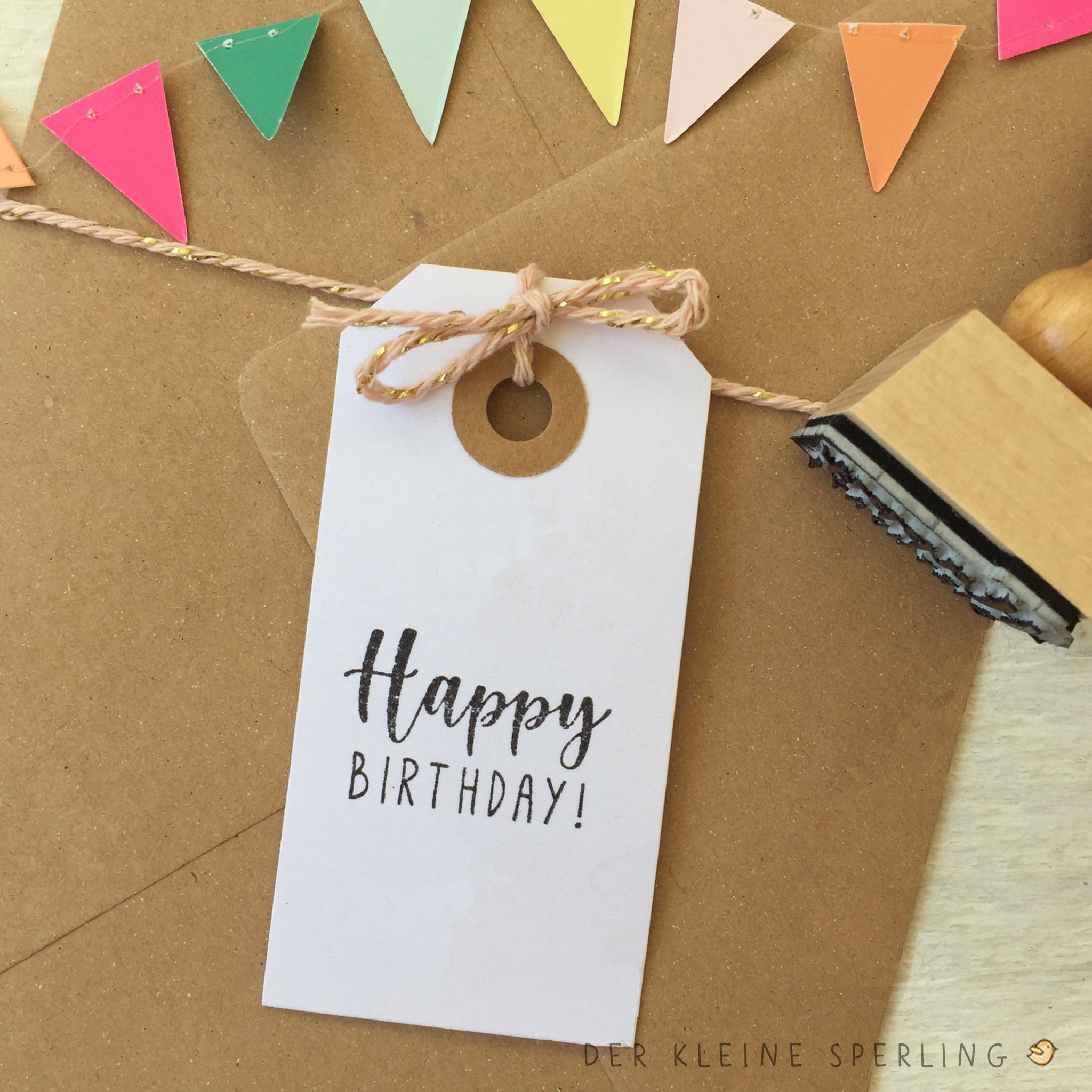 Stempel Happy Birthday! | Stempel Geburtstag | Alles Gute | Happy Birthday | Glückwunsch