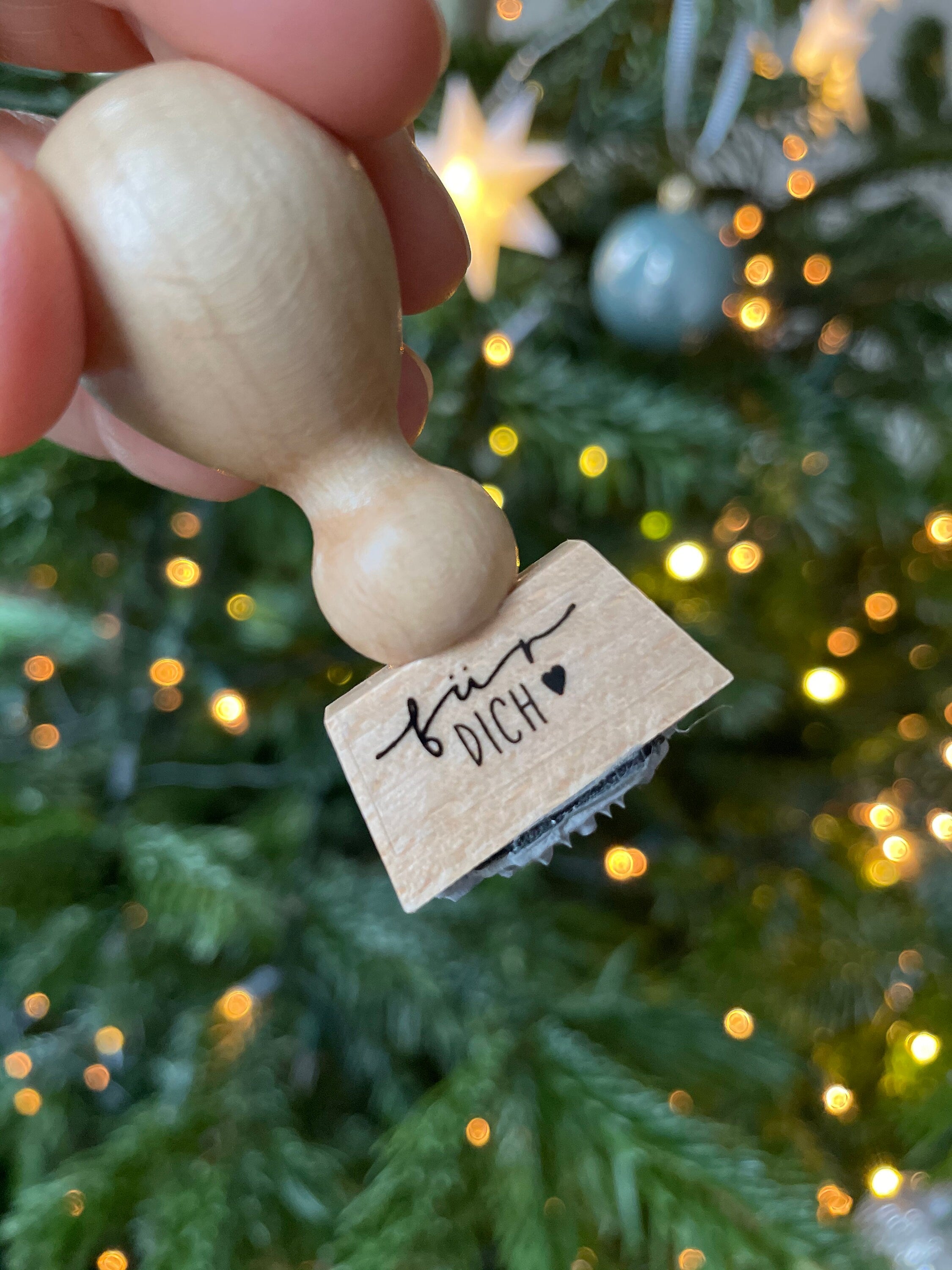 Stempel für dich mit Herz, Stempel Weihnachten, Stempel Geburtstag, Stempel Hochzeit