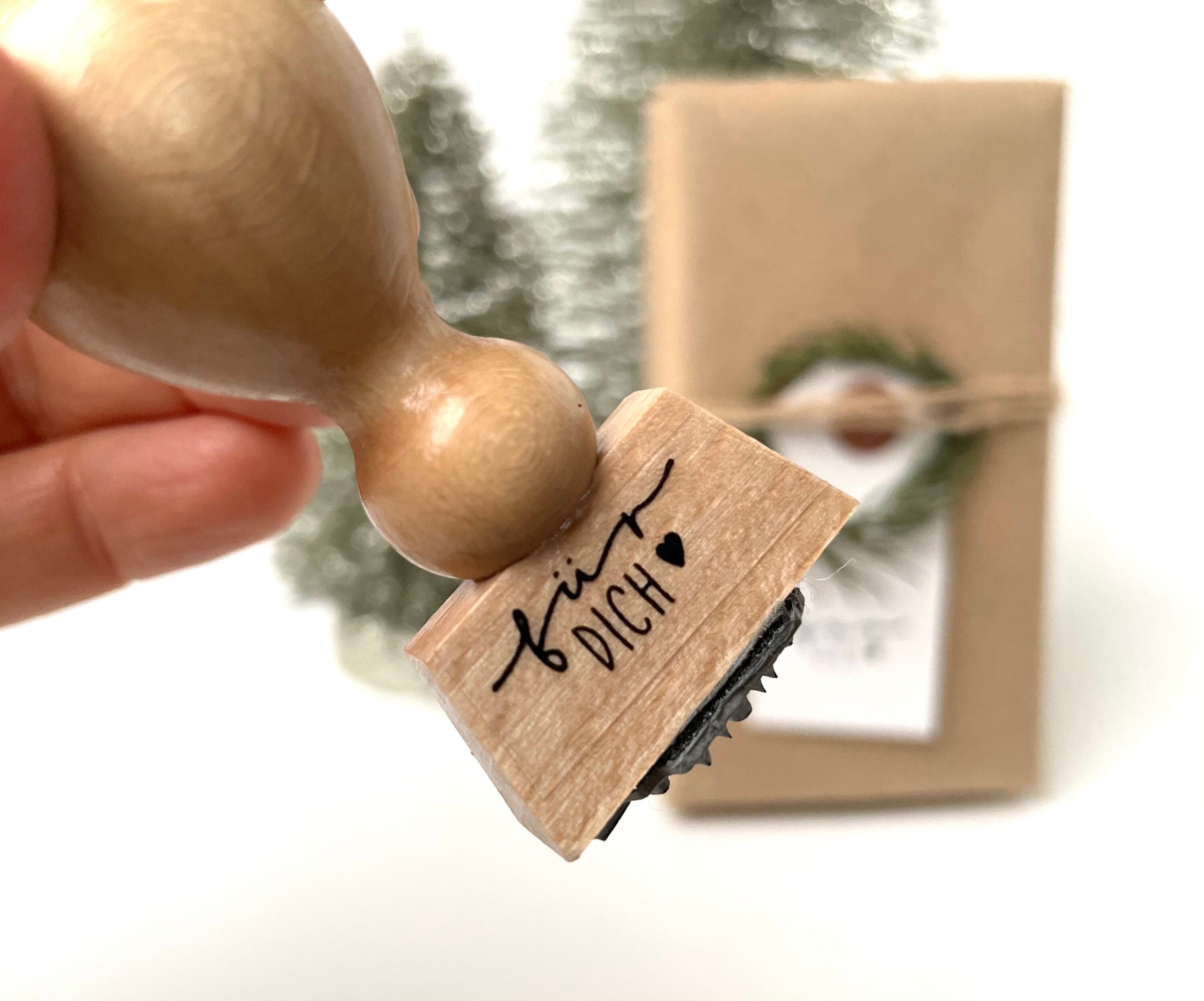 Stempel für dich mit Herz, Stempel Weihnachten, Stempel Geburtstag, Stempel Hochzeit