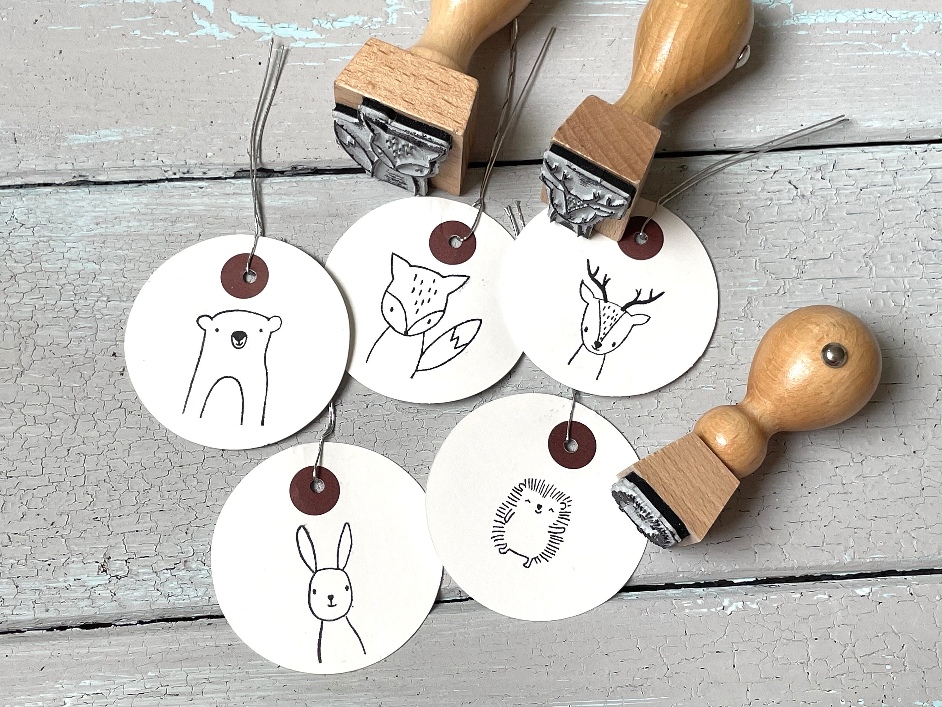 Stempel Hase | Stempel Waldtier | Kindergeburtstag | Schulanfang