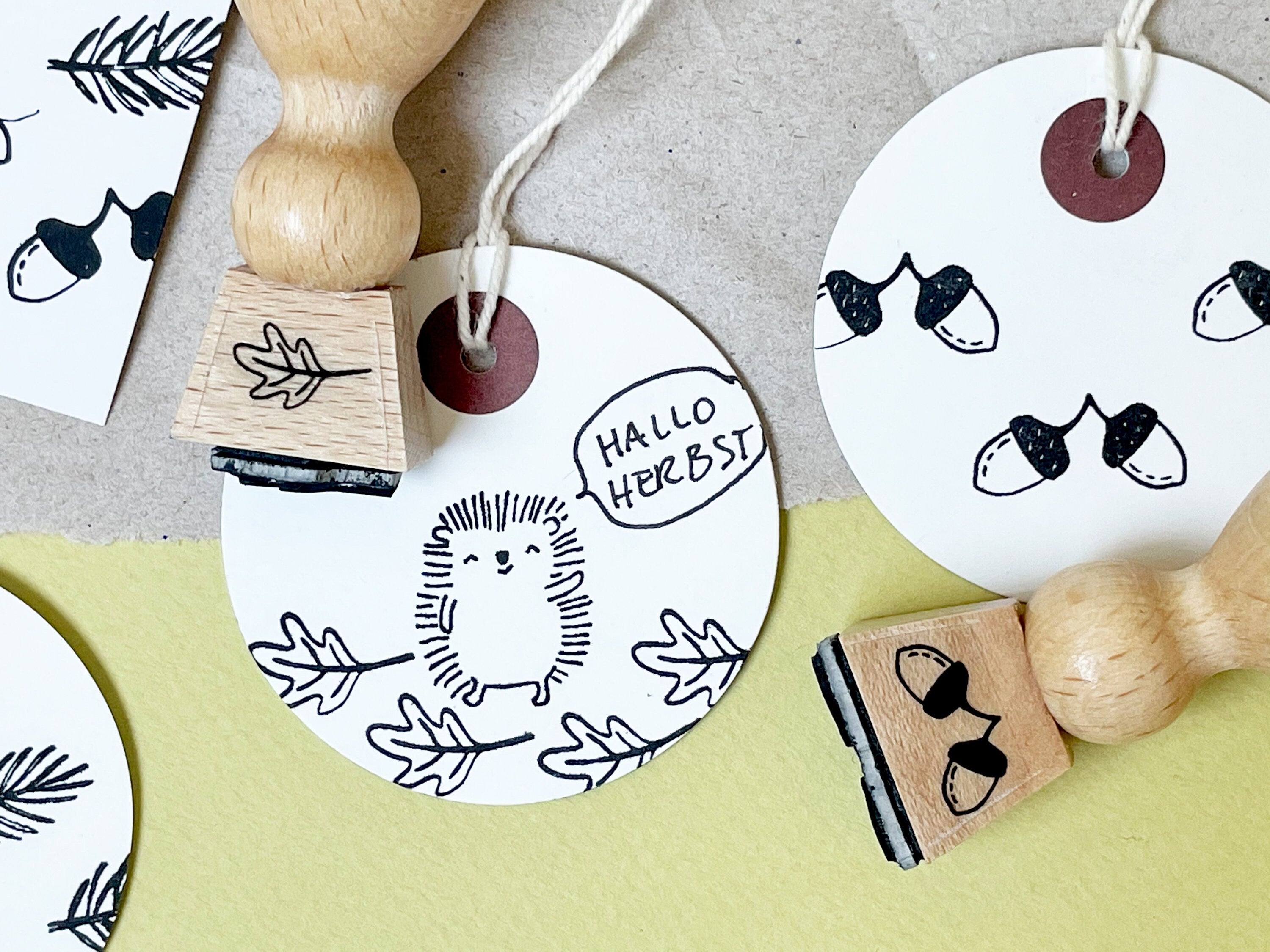 Stempel Eicheln | Motivstempel | Herbstempel