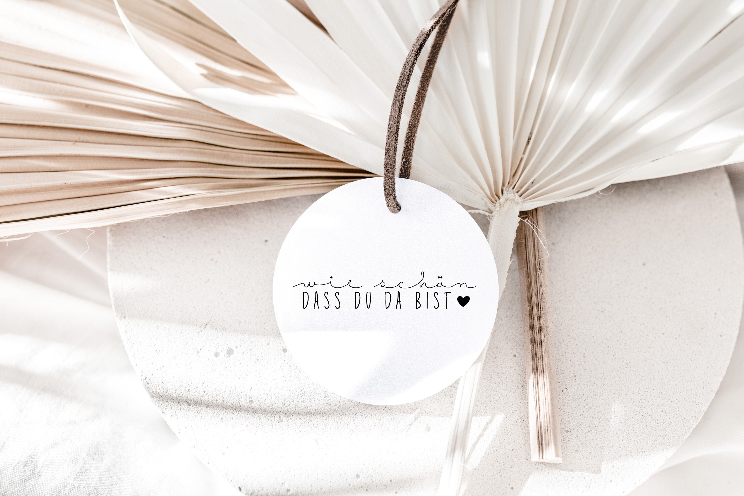 STEMPEL wie schön, dass du da bist | Stempel Gastgeschenk | Stempel Hochzeit