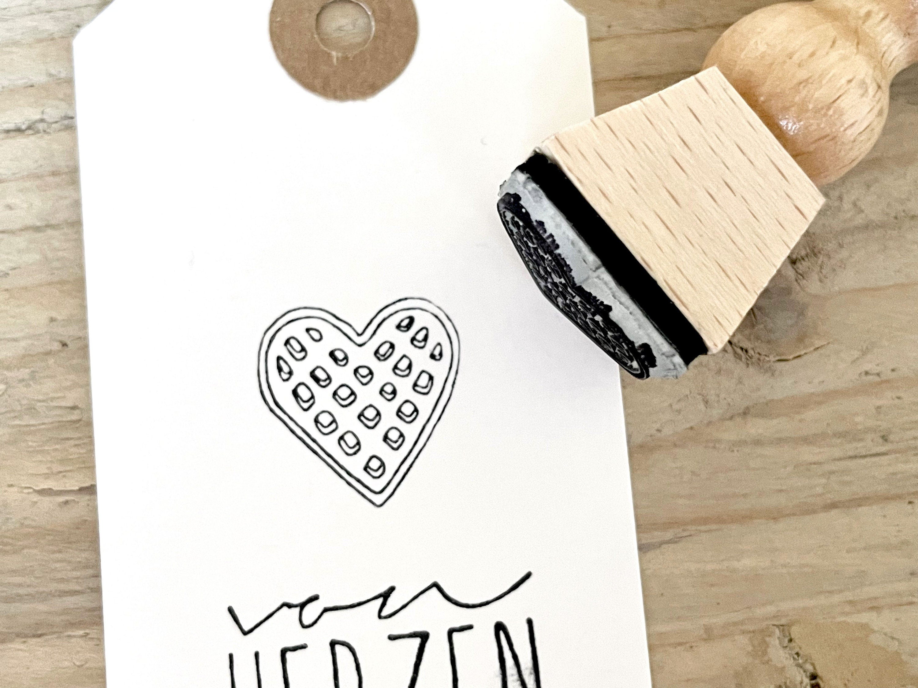 Stempel Waffelherz, Waffel