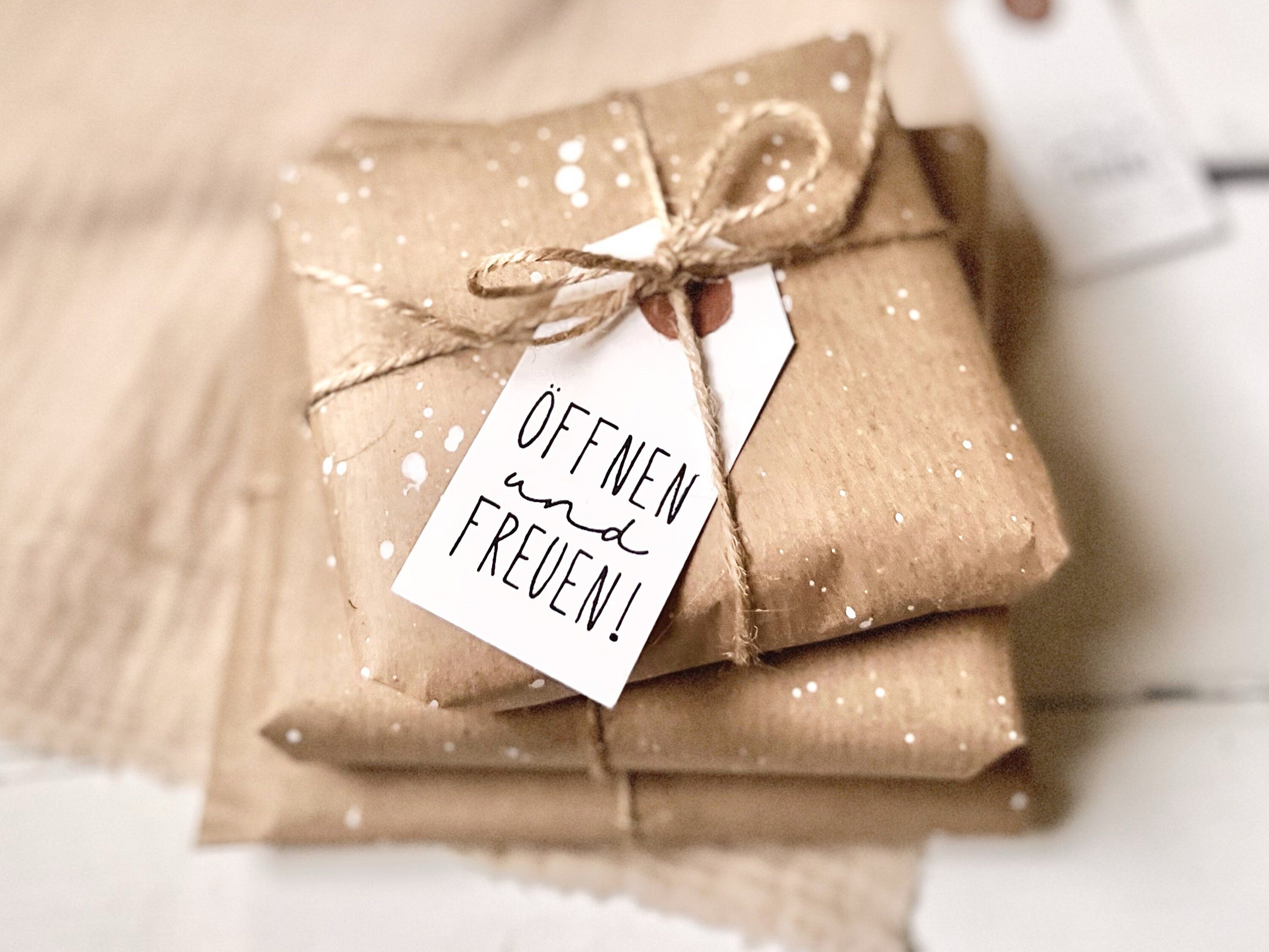 Stempel ÖFFNEN und FREUEN! | Stempel Geschenk | Mitbringsel