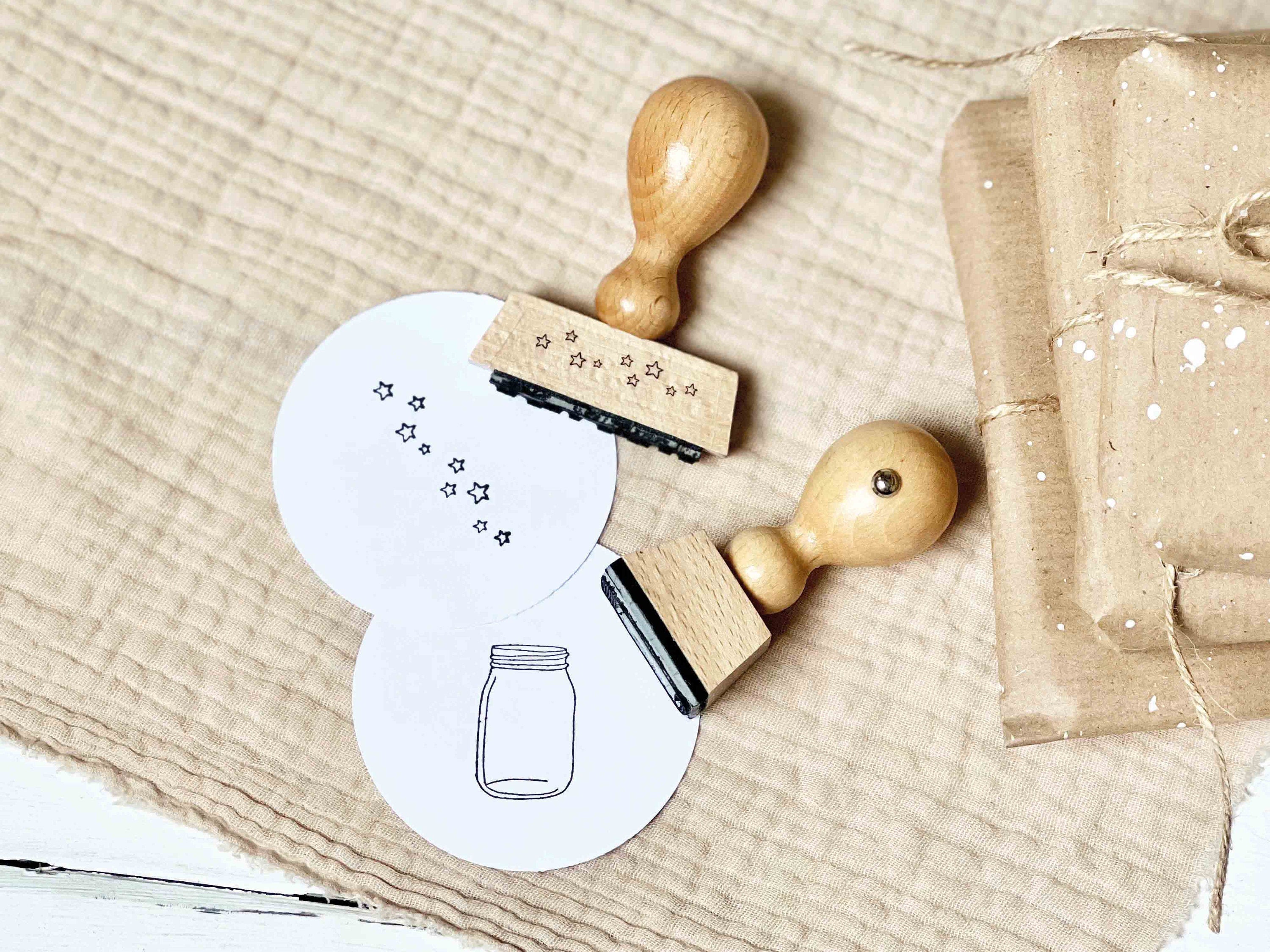Stempel Mason Jar | Stempel Einmachglas | Weihnachtsstempel | Adventskalender